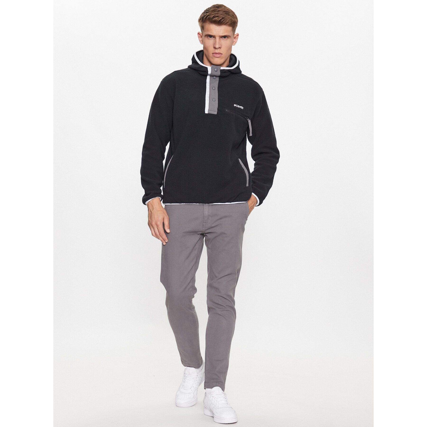 Columbia Полар Helvetia™ Hoodie Черен Regular Fit - Pepit.bg