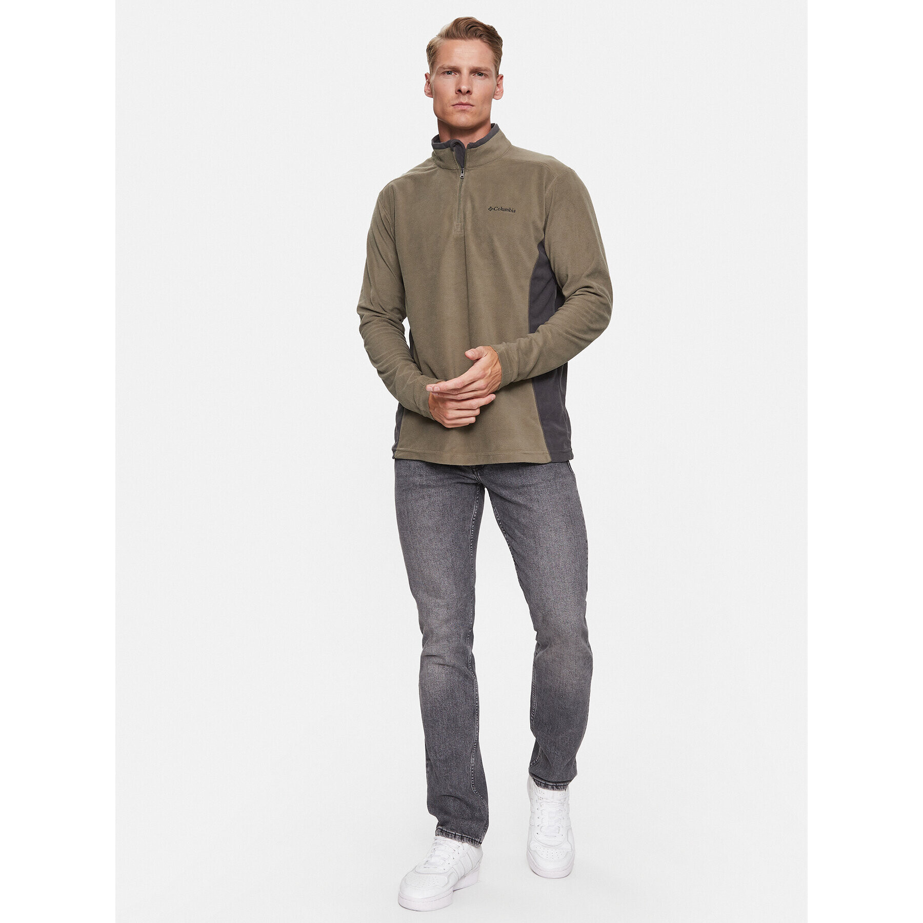 Columbia Полар Klamath Range™ II Half Zip Зелен Regular Fit - Pepit.bg
