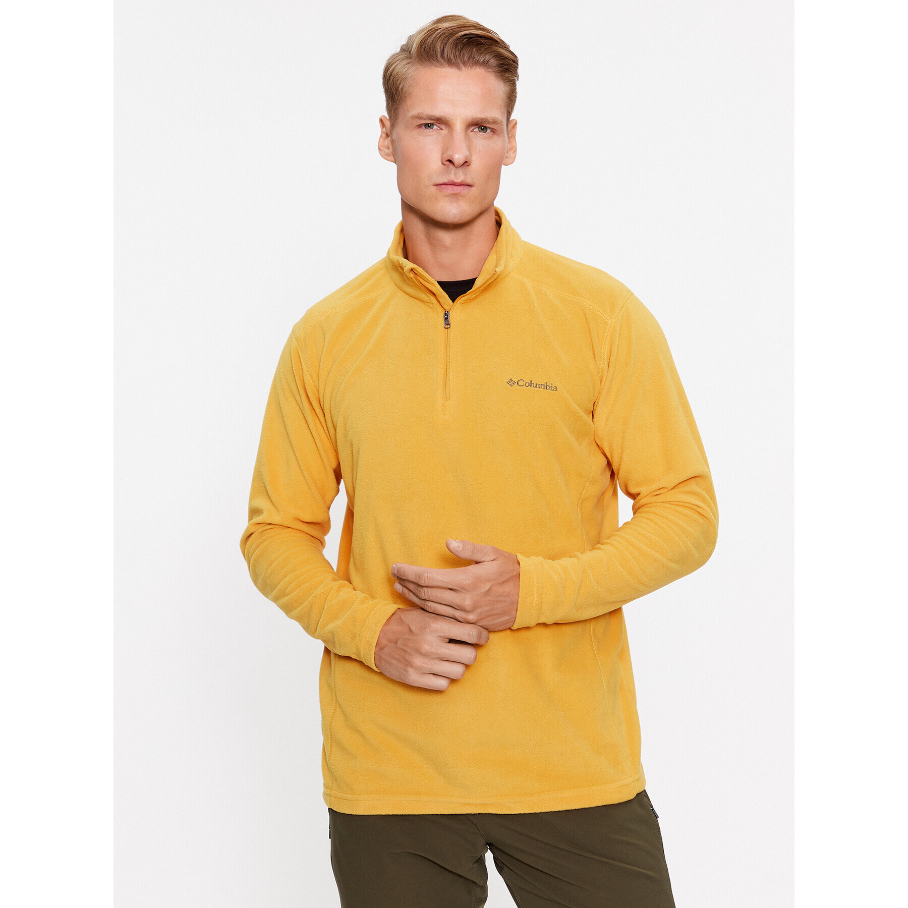 Columbia Полар Klamath Range™ II Half Zip Жълт Regular Fit - Pepit.bg