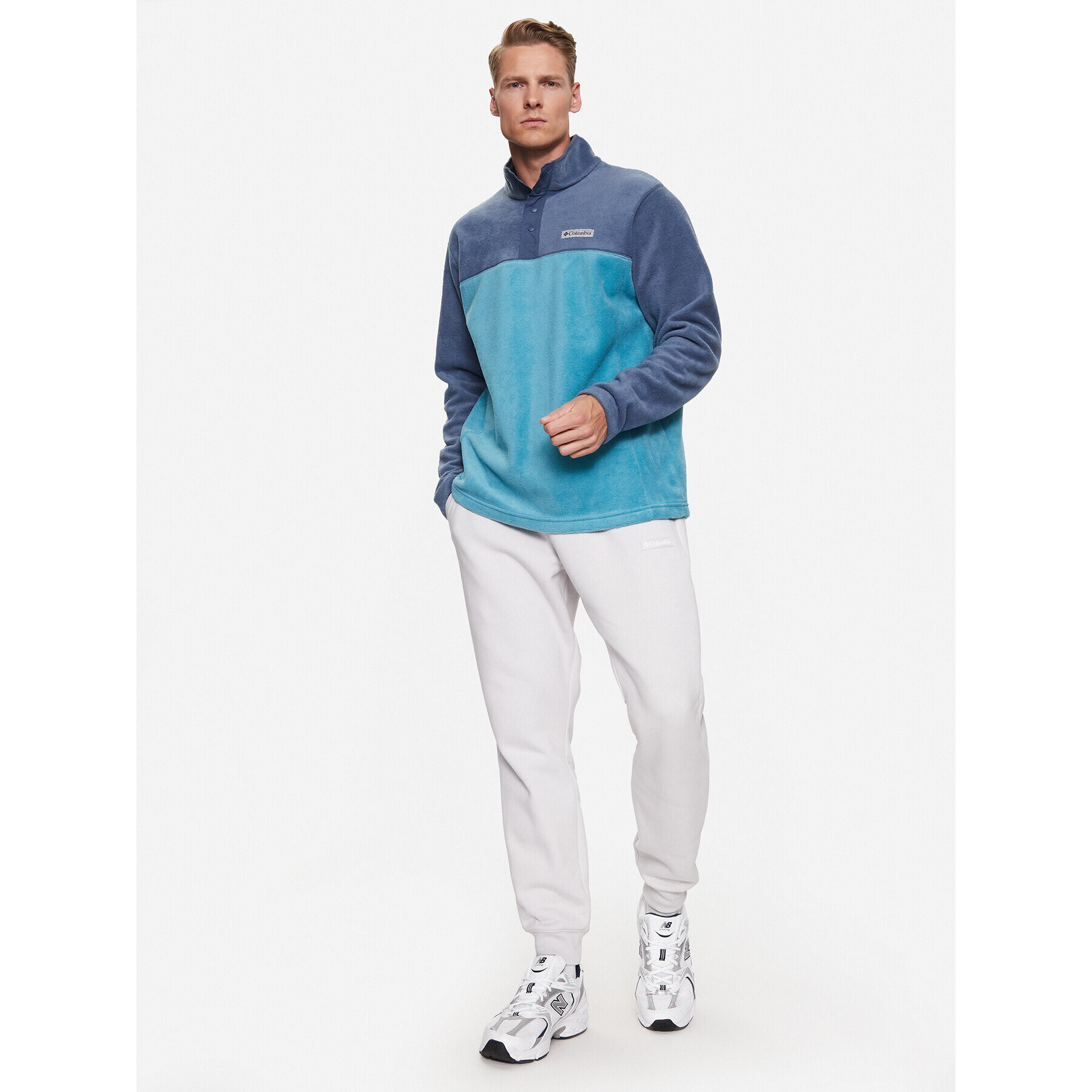 Columbia Полар Steens Mountain™ Half Snap Син Regular Fit - Pepit.bg