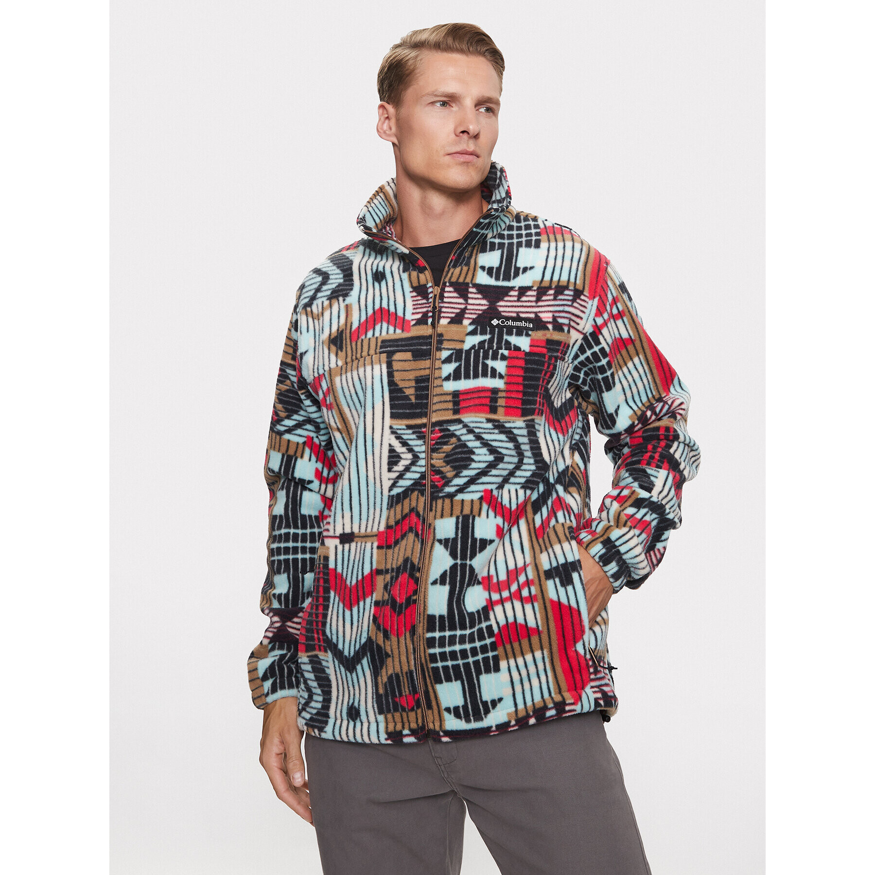 Columbia Полар Steens Mountain™ Printed Jacket Кафяв Regular Fit - Pepit.bg