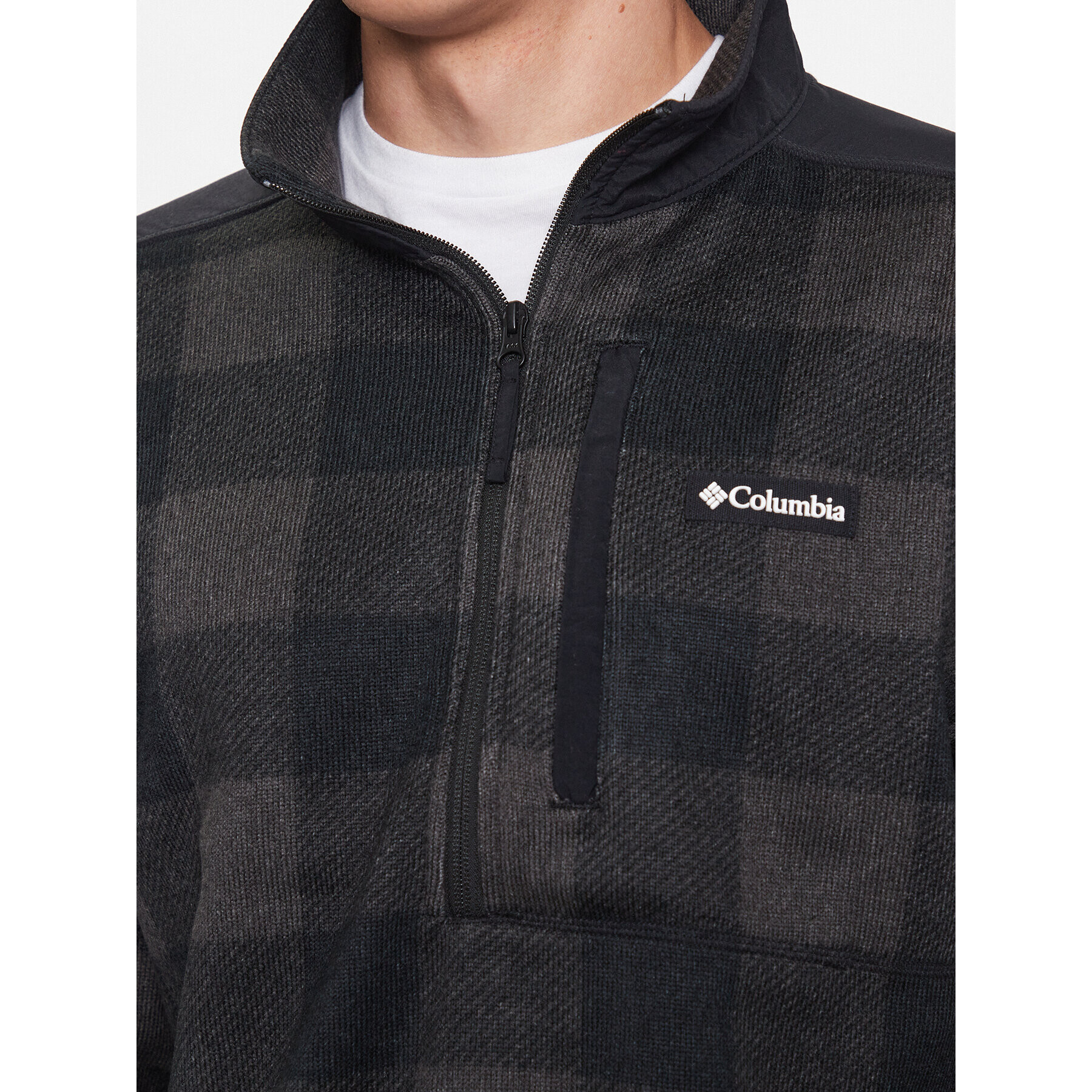 Columbia Полар Sweater Weather™ II Printed Half Zip Черен Regular Fit - Pepit.bg