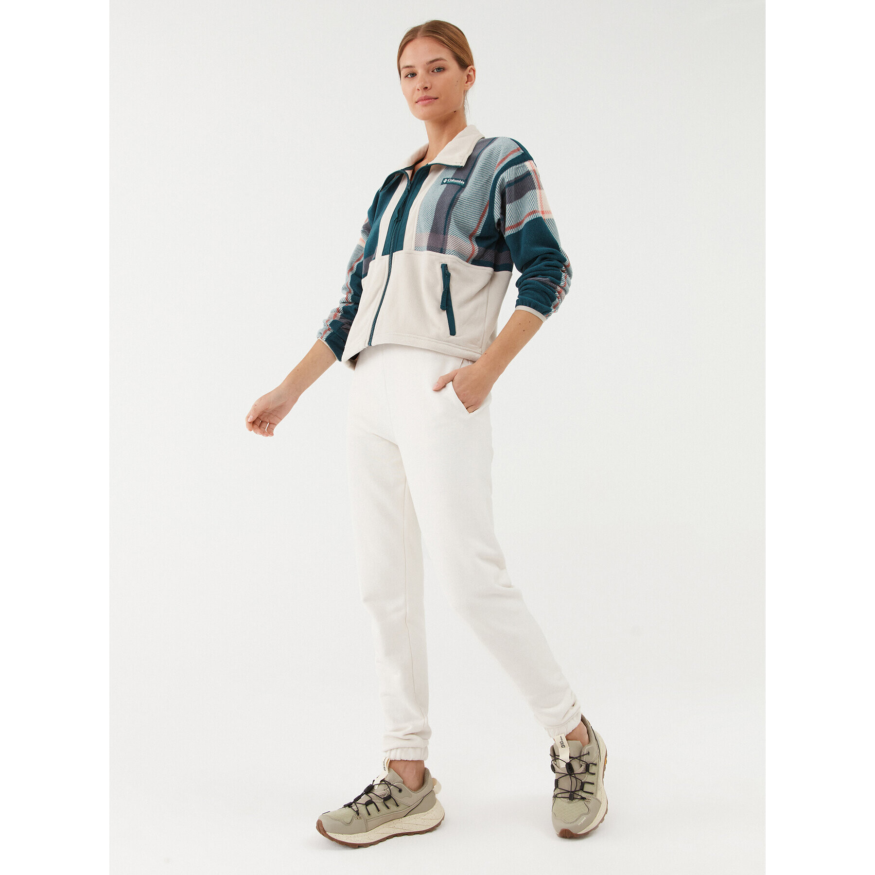 Columbia Полар W Back Bowl™ Fleece Син Regular Fit - Pepit.bg