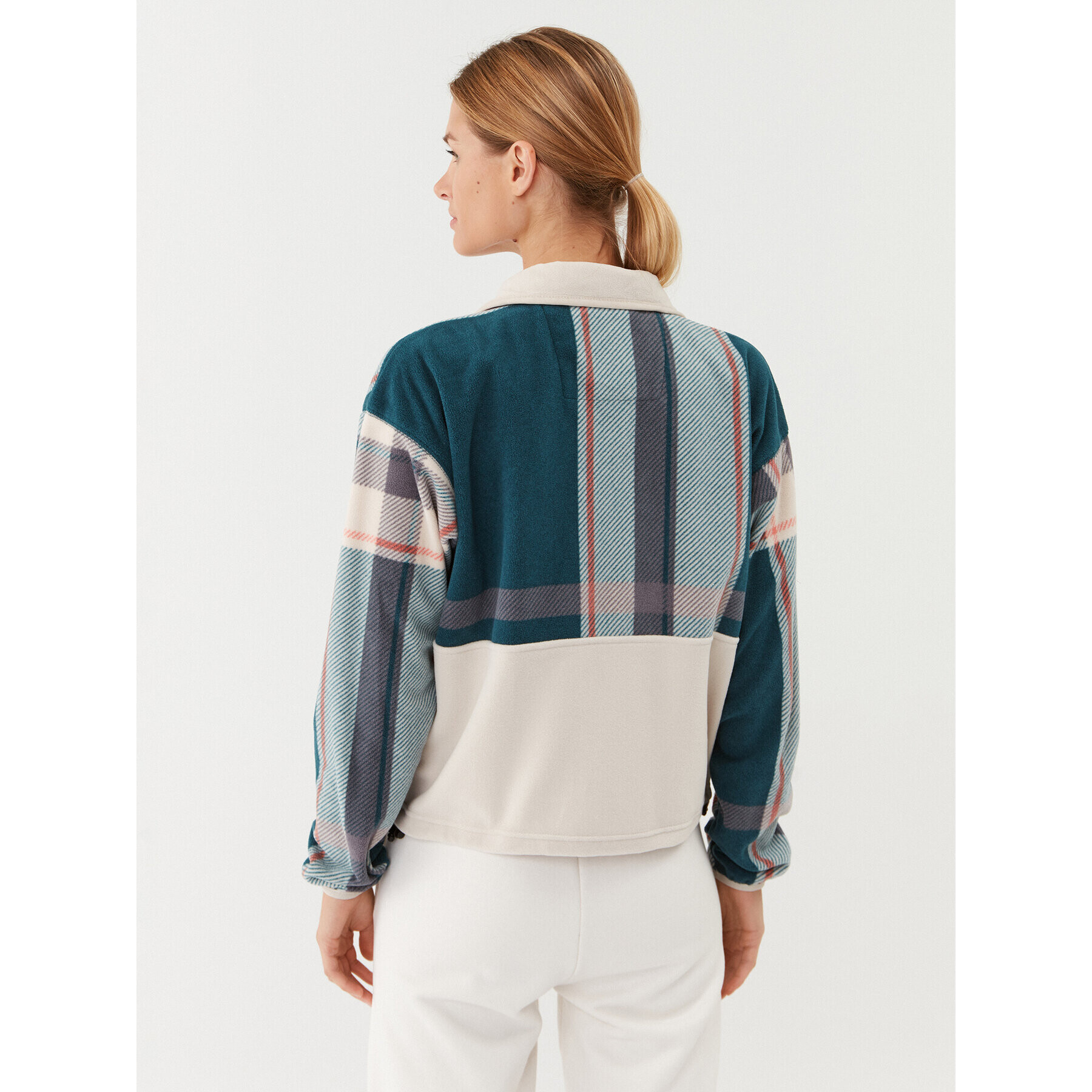 Columbia Полар W Back Bowl™ Fleece Син Regular Fit - Pepit.bg