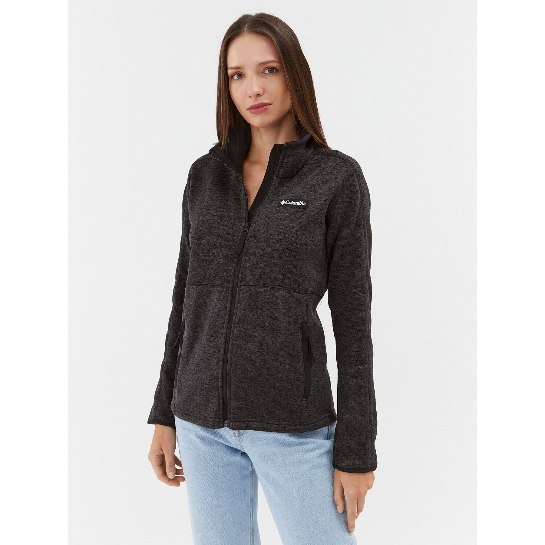 Columbia Полар W Sweater Weather™ Full Zip Черен Regular Fit - Pepit.bg
