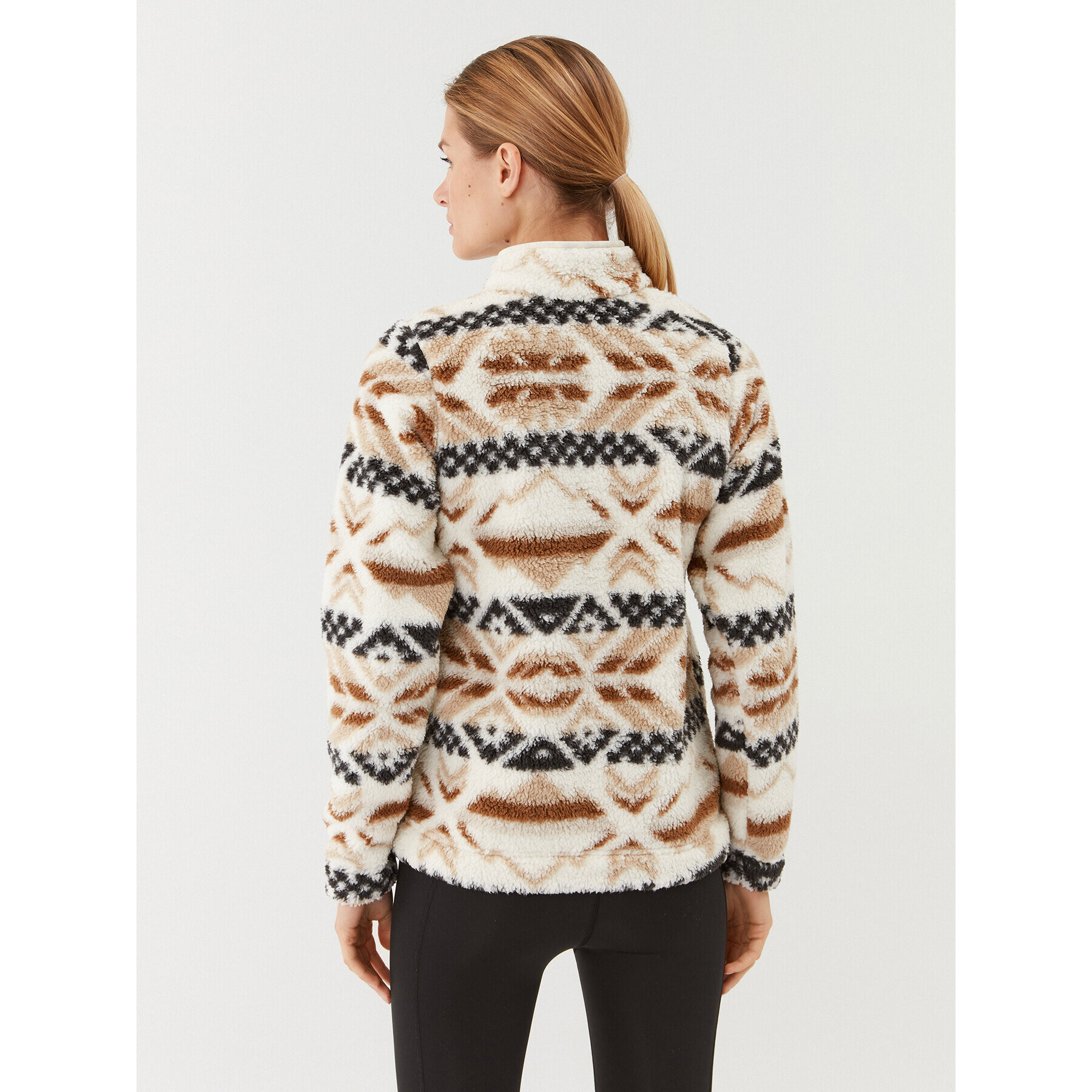 Columbia Полар West Bend™ 1/4 Zip Pullover Екрю Regular Fit - Pepit.bg