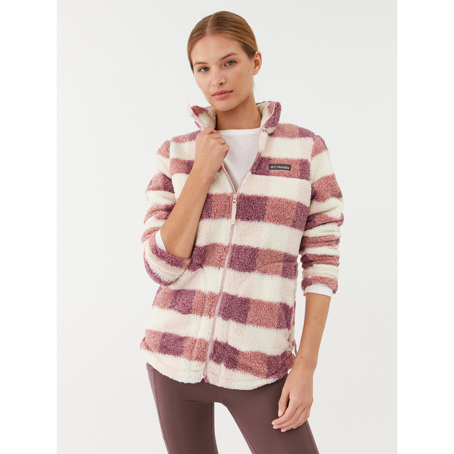 Columbia Полар West Bend™ Full Zip Червен Regular Fit - Pepit.bg