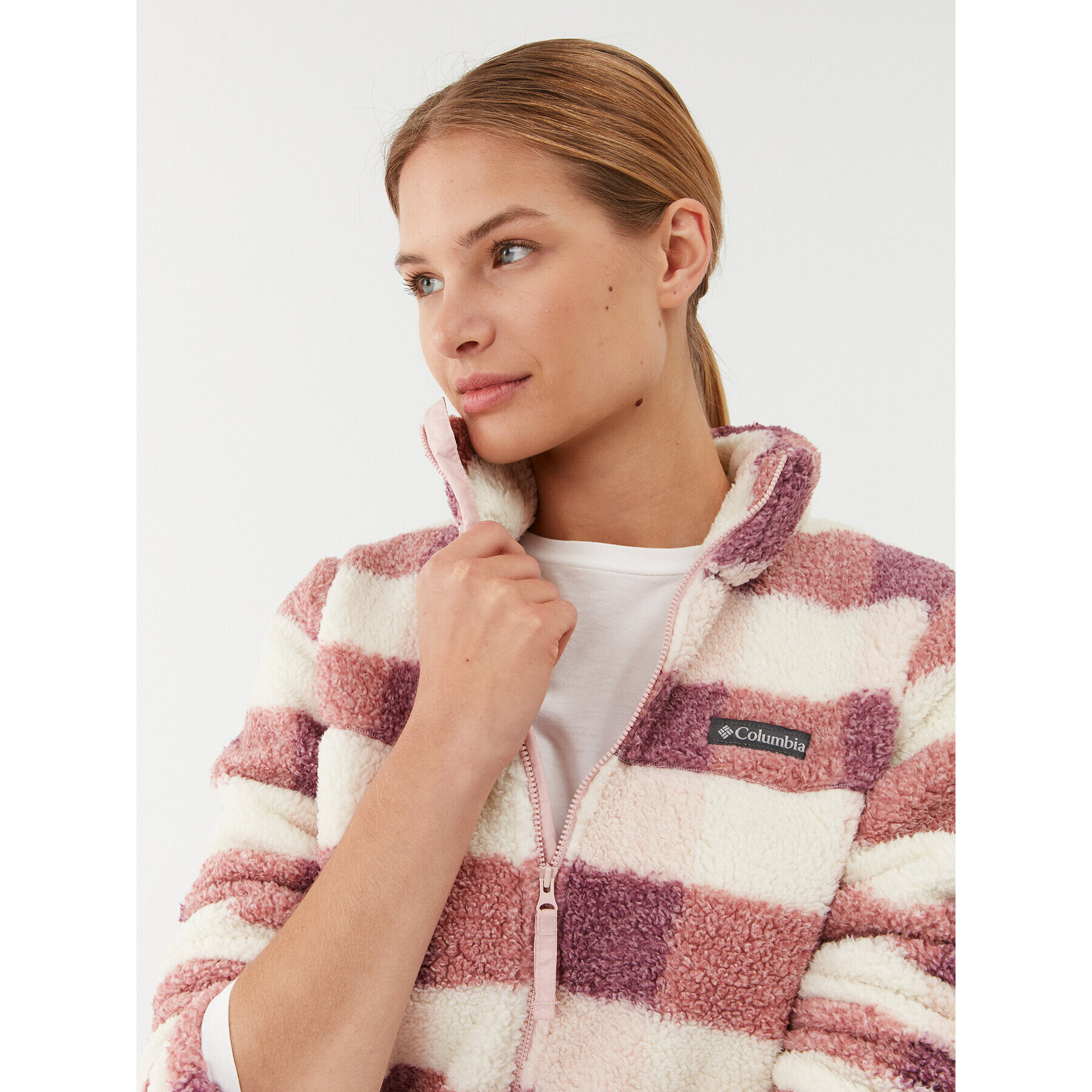 Columbia Полар West Bend™ Full Zip Червен Regular Fit - Pepit.bg