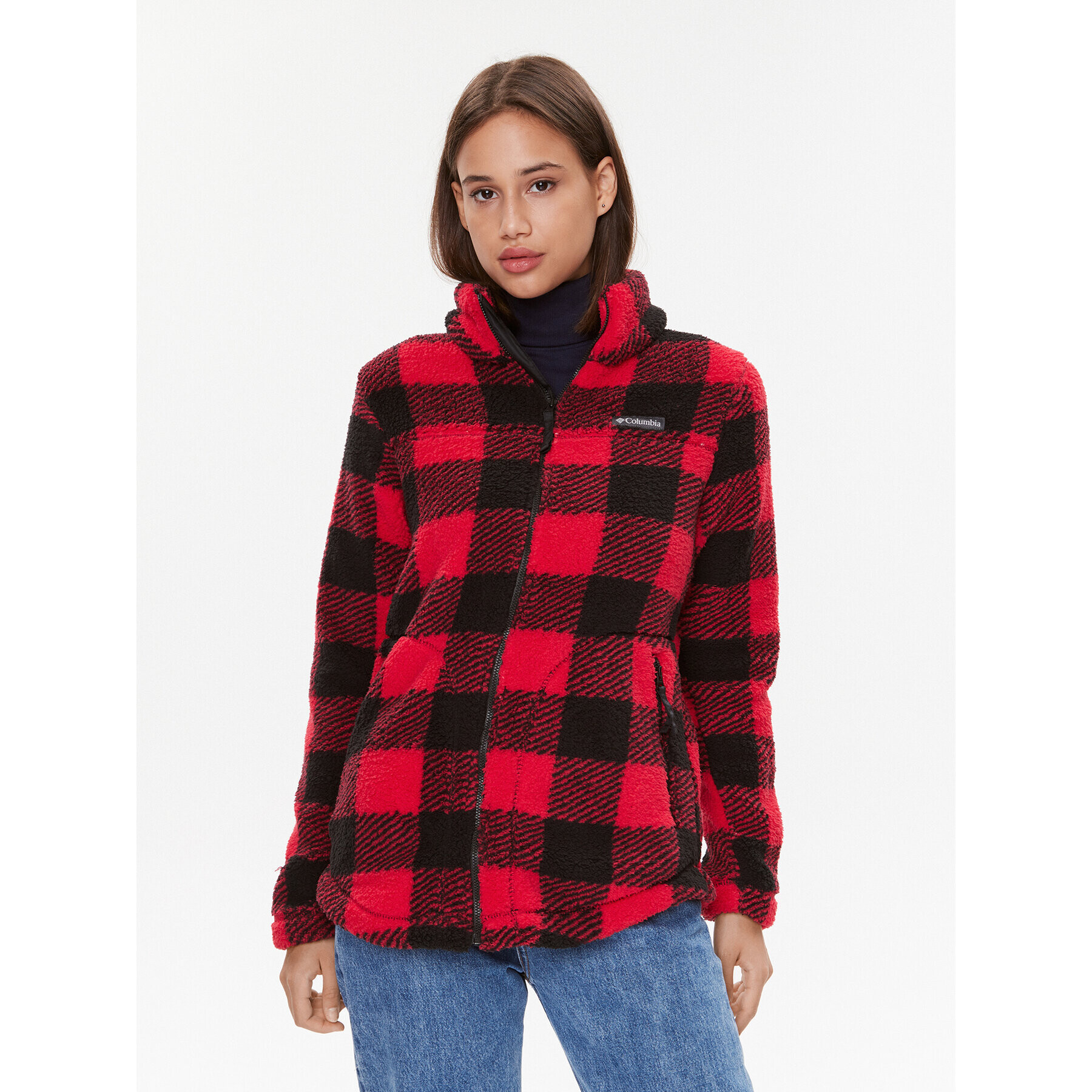 Columbia Полар West Bend™ Full Zip Червен Regular Fit - Pepit.bg