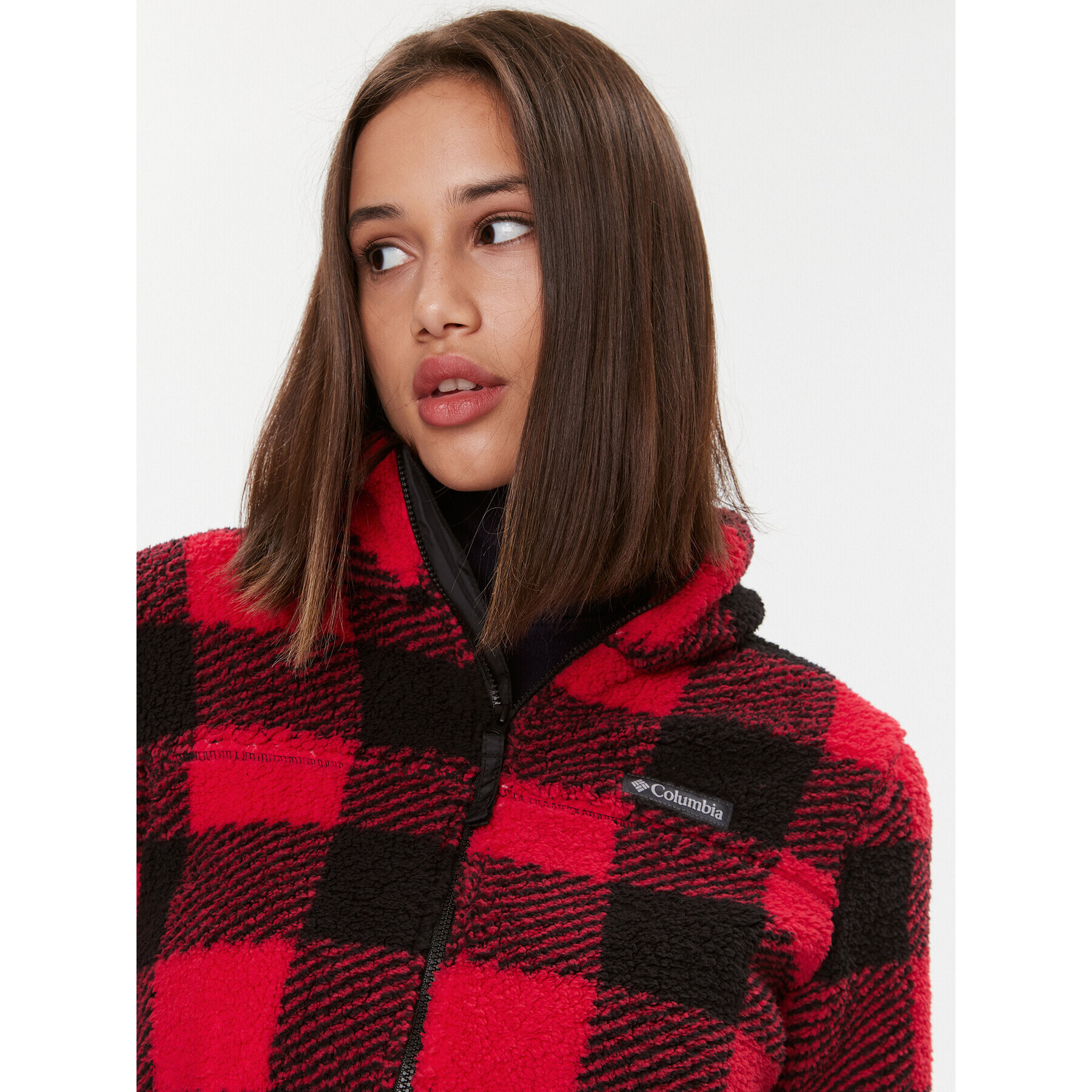 Columbia Полар West Bend™ Full Zip Червен Regular Fit - Pepit.bg