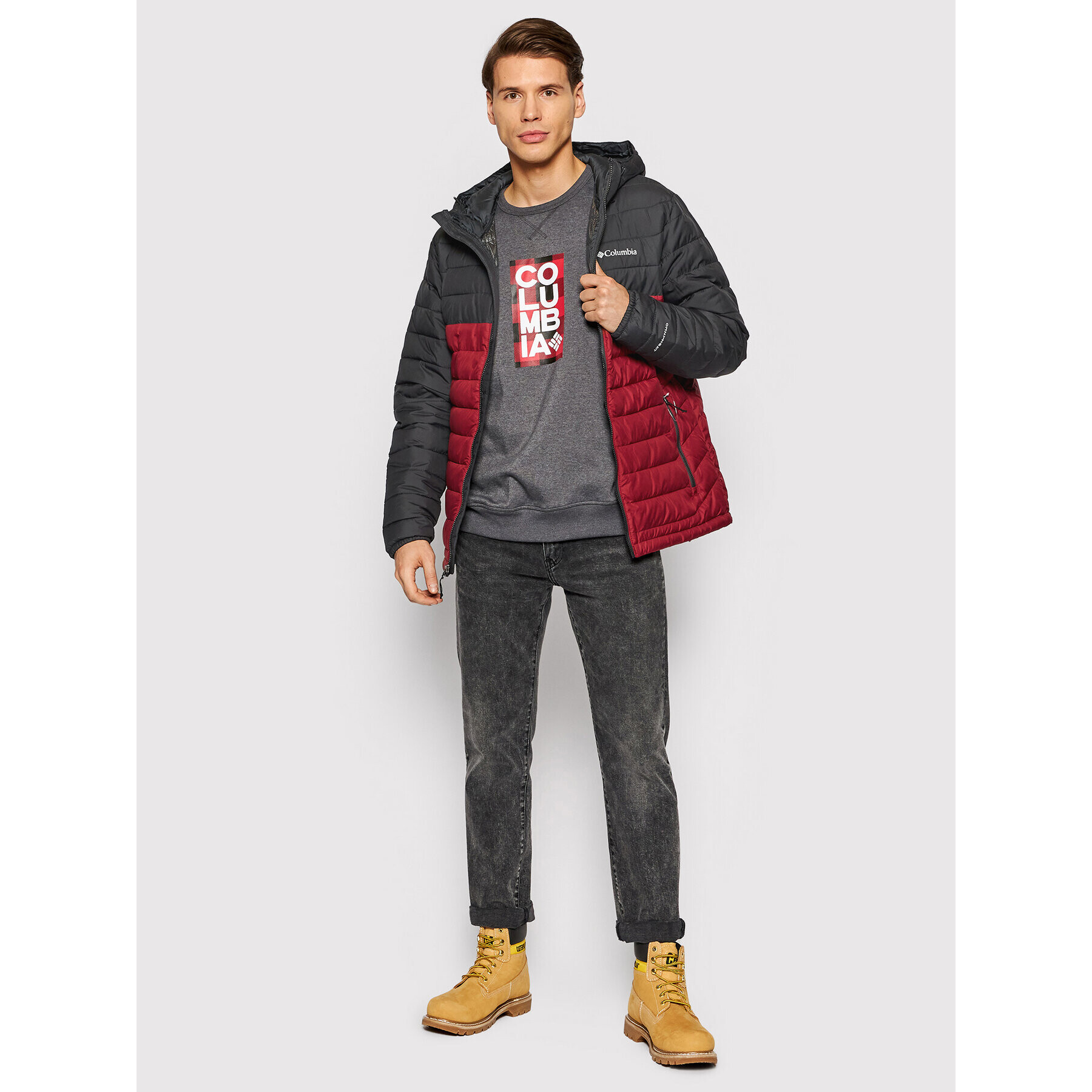 Columbia Пухено яке Powder Lite™ 1693931 Червен Regular Fit - Pepit.bg