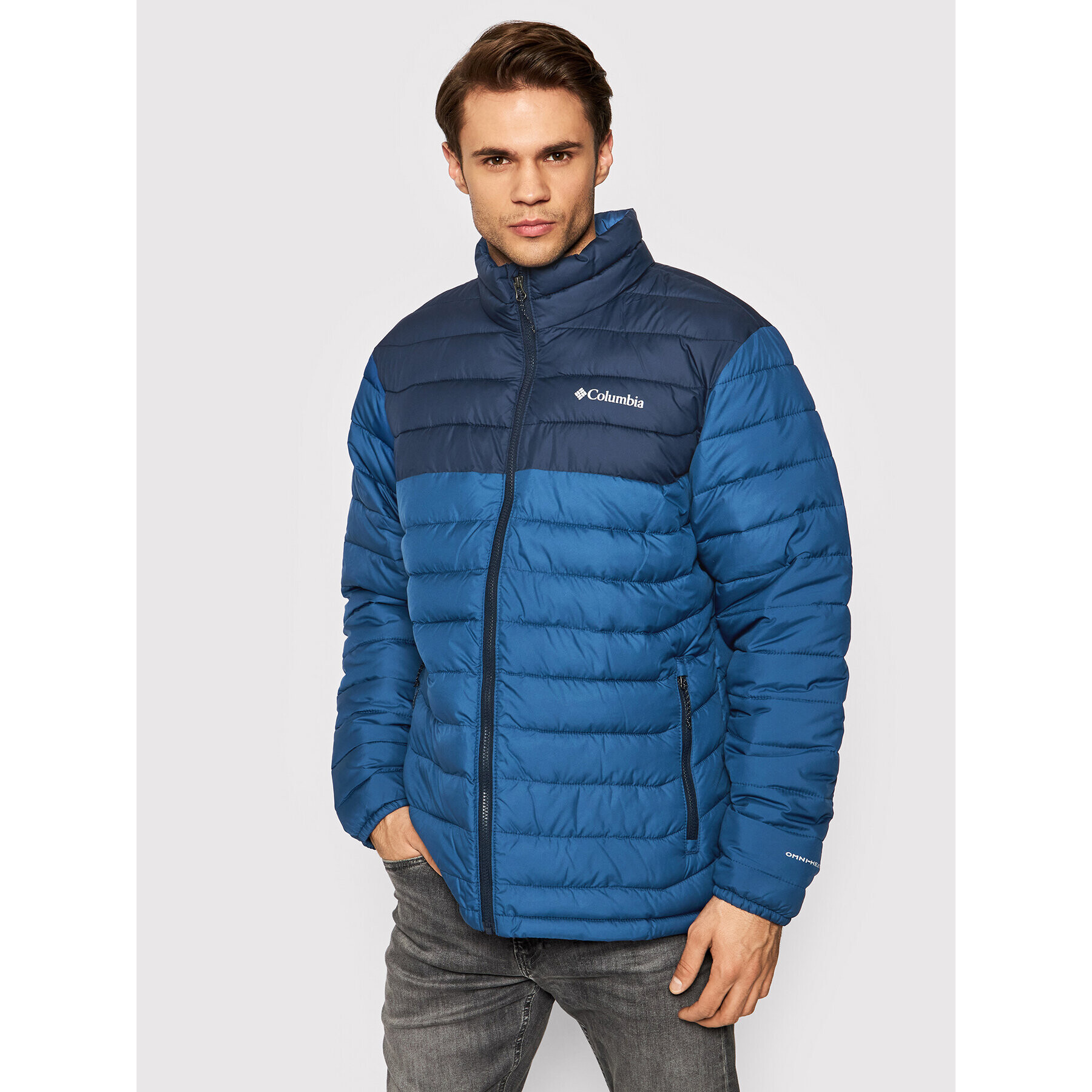 Columbia Пухено яке Powder Lite 1698001 Син Regular Fit - Pepit.bg