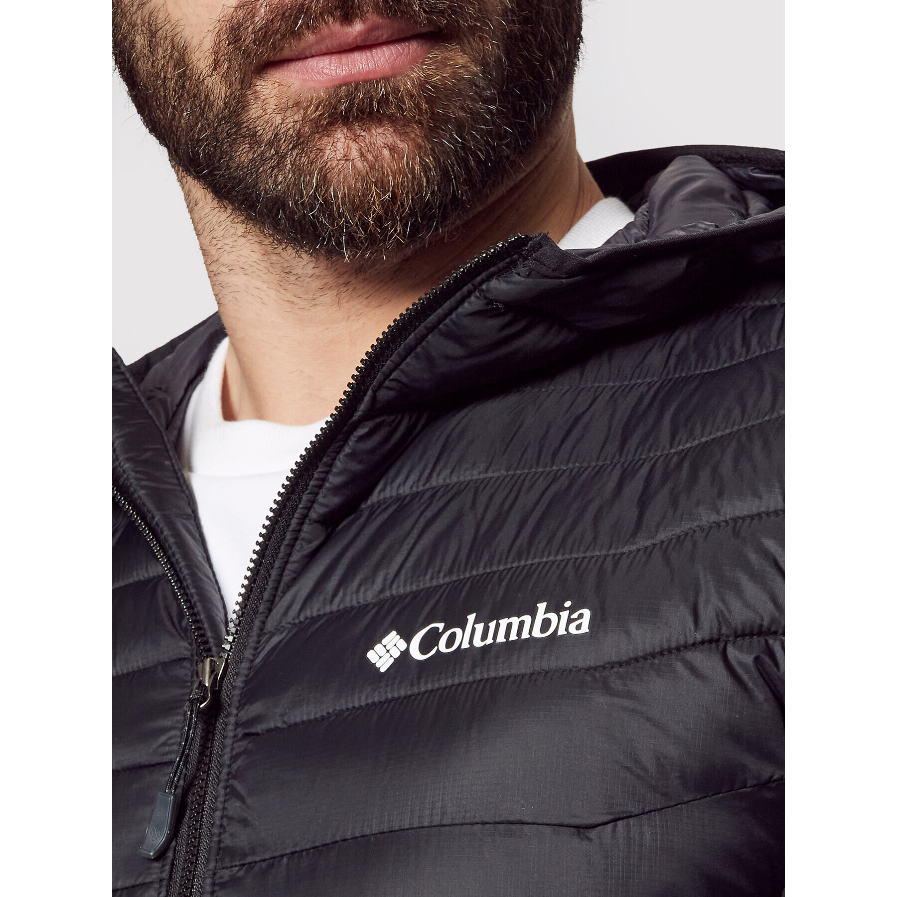 Columbia Пухено яке Powder Pass 1773271 Черен Regular Fit - Pepit.bg