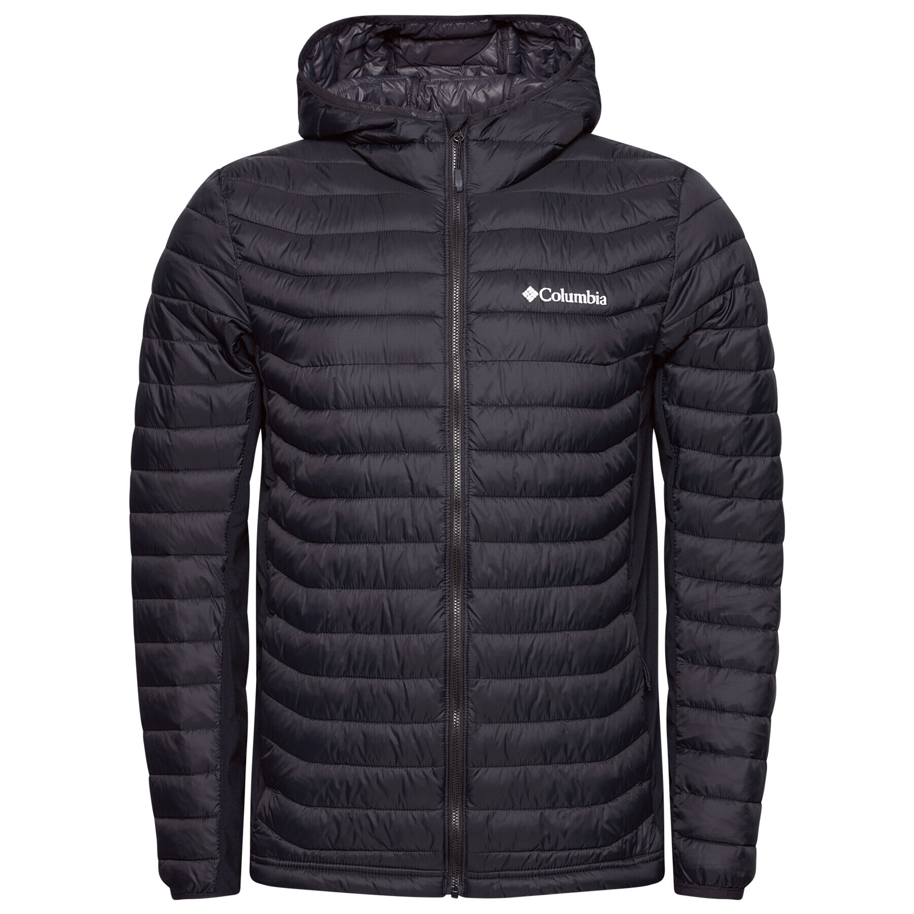 Columbia Пухено яке Powder Pass 1773271 Черен Regular Fit - Pepit.bg