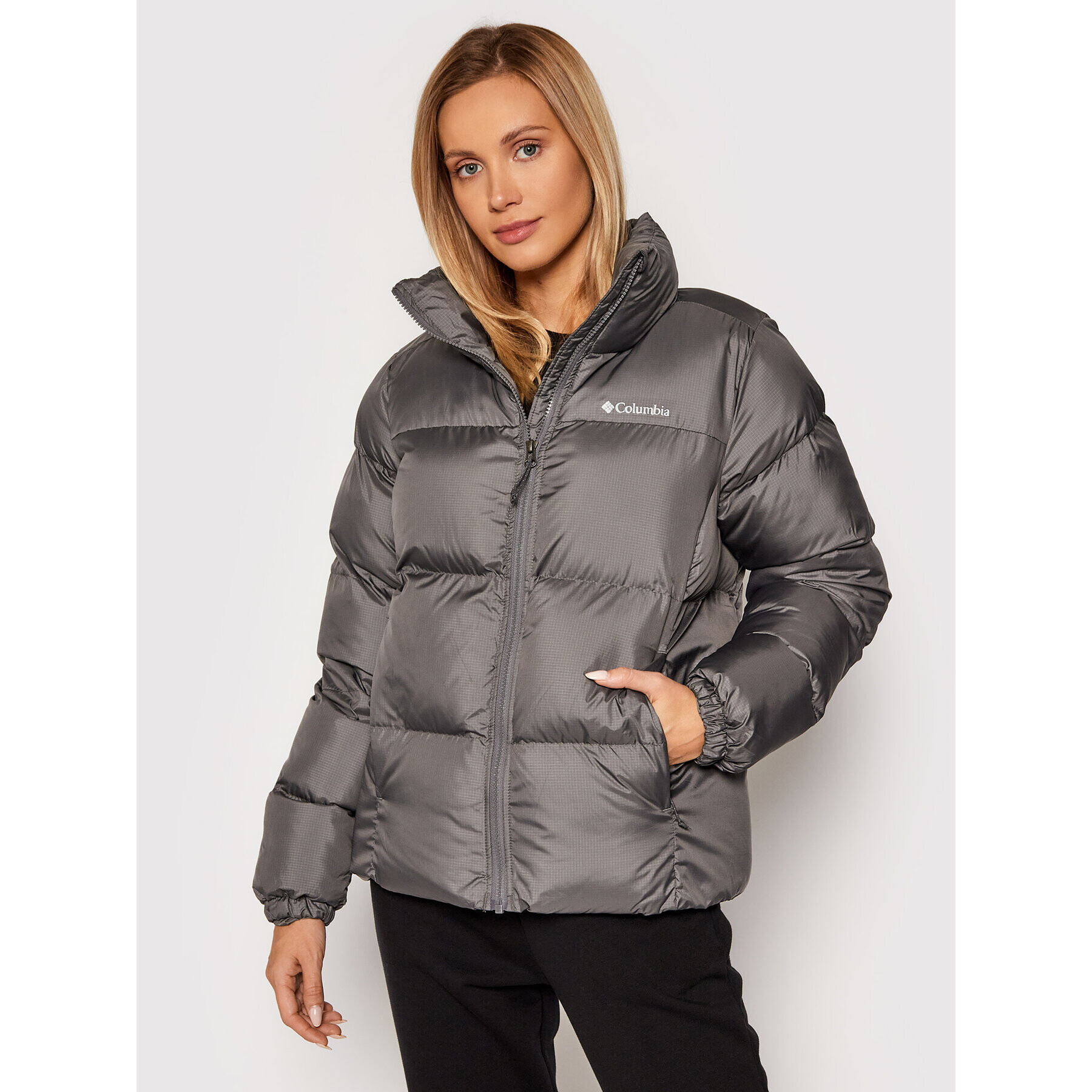 Columbia Пухено яке Puffect 1864781 Сив Regular Fit - Pepit.bg