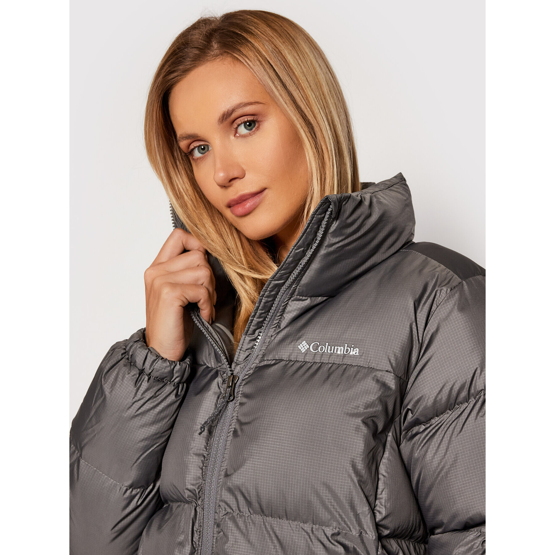 Columbia Пухено яке Puffect 1864781 Сив Regular Fit - Pepit.bg