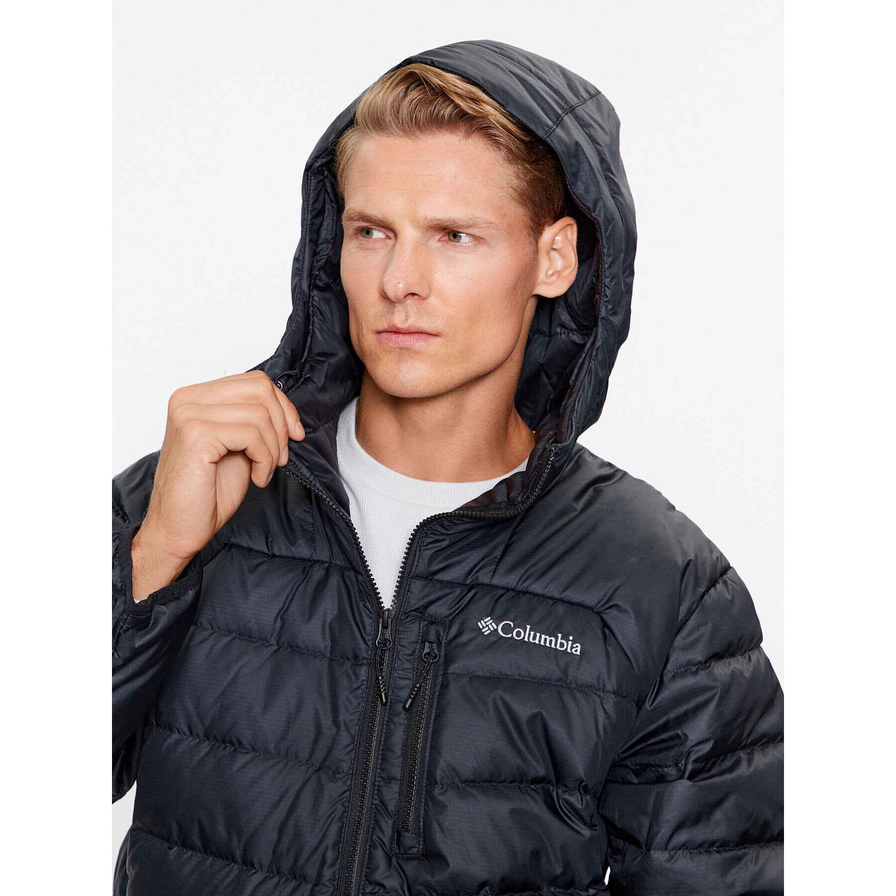 Columbia Пухено яке Autumn Park™ Down Hooded Jacket Черен Regular Fit - Pepit.bg