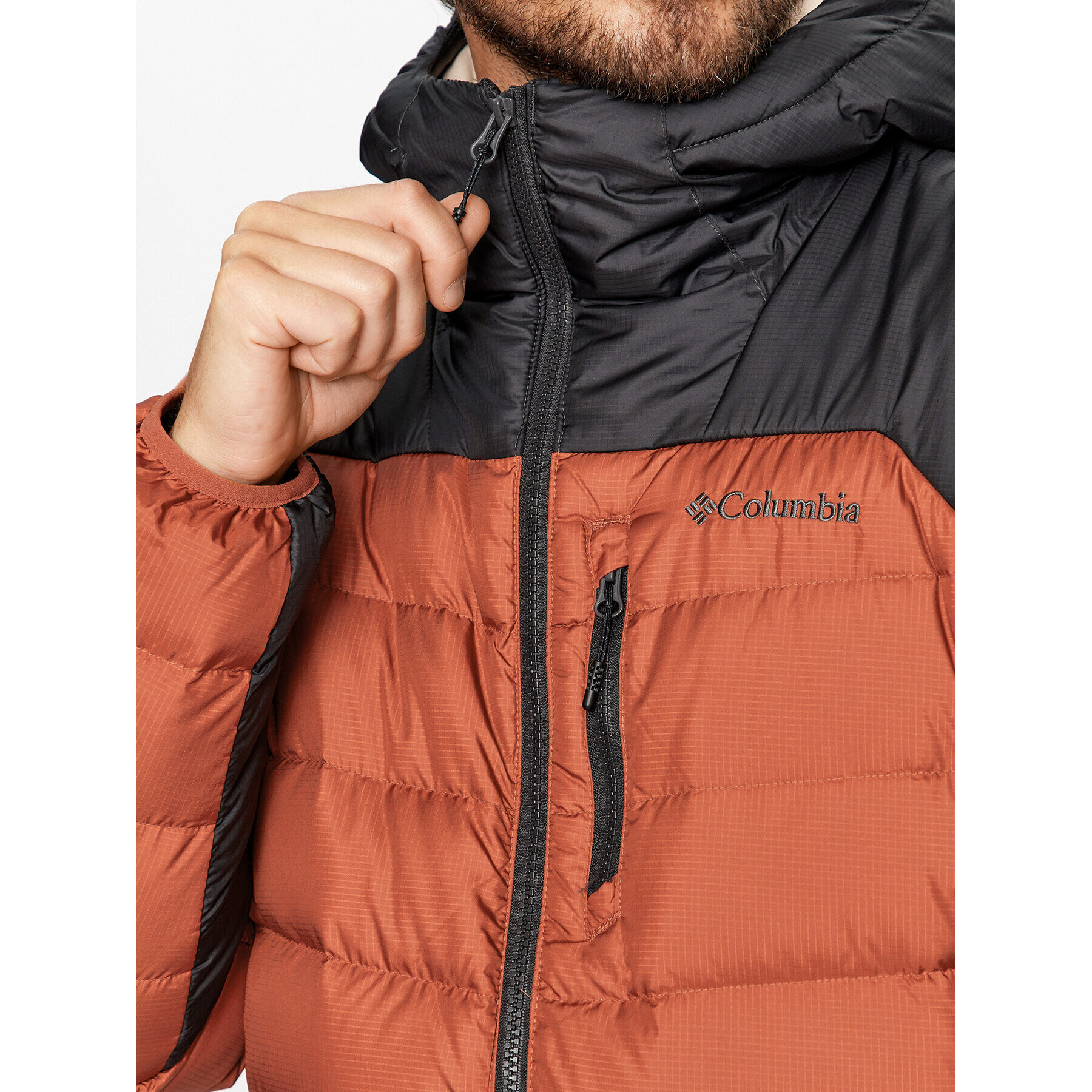 Columbia Пухено яке Autumn Park™ Down Hooded Jacket Оранжев Regular Fit - Pepit.bg