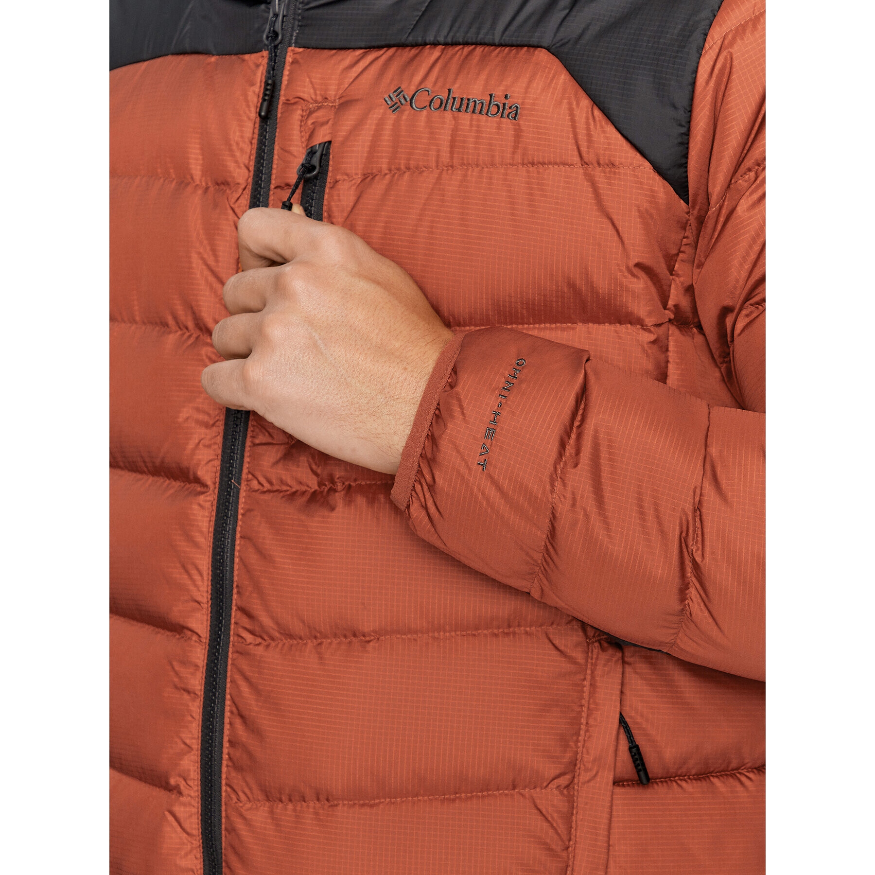 Columbia Пухено яке Autumn Park™ Down Hooded Jacket Оранжев Regular Fit - Pepit.bg