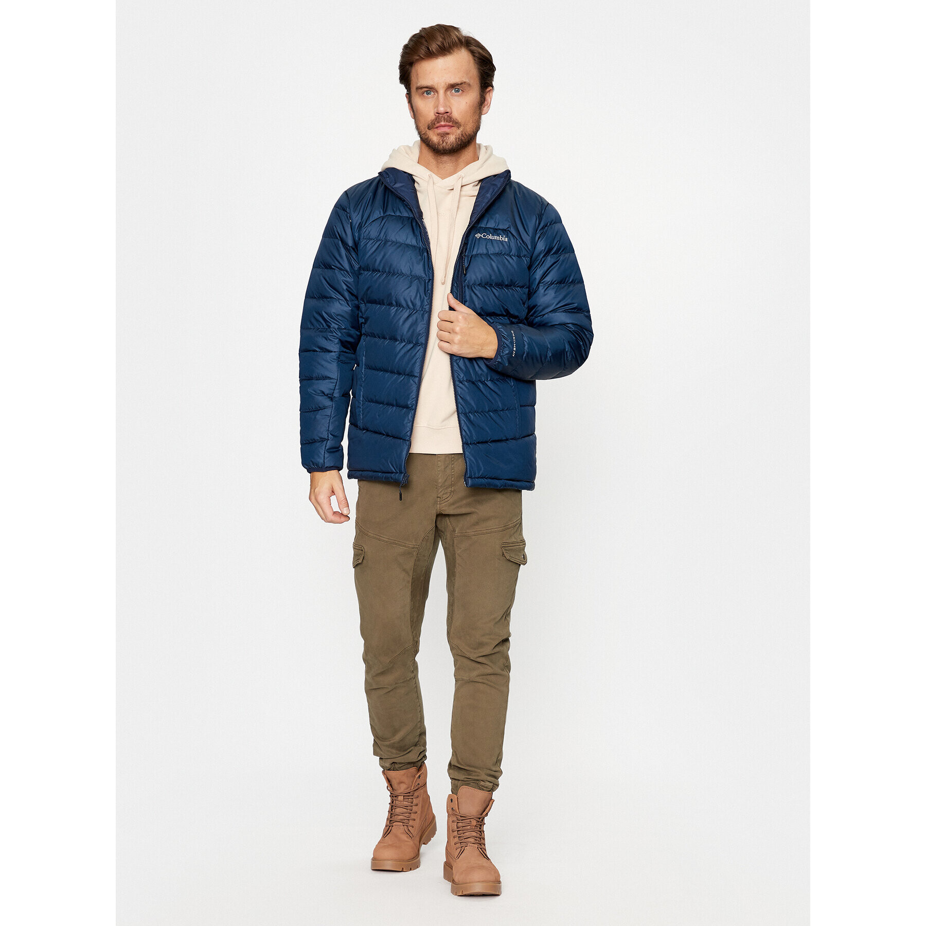 Columbia Пухено яке Autumn Park™ Down Jacket Син Regular Fit - Pepit.bg