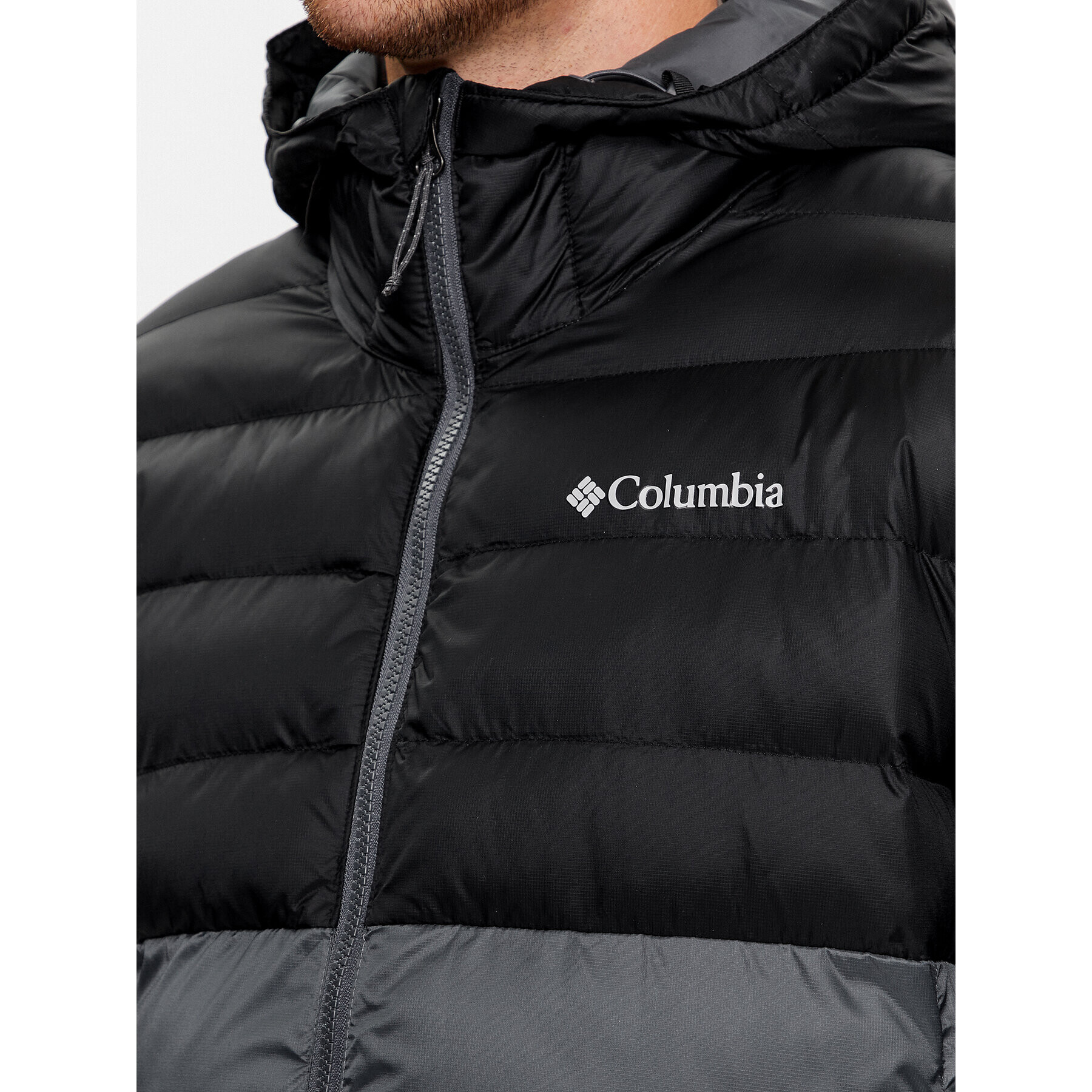 Columbia Пухено яке Buck Butte™ Insulated Hooded Jacket Сив Regular Fit - Pepit.bg