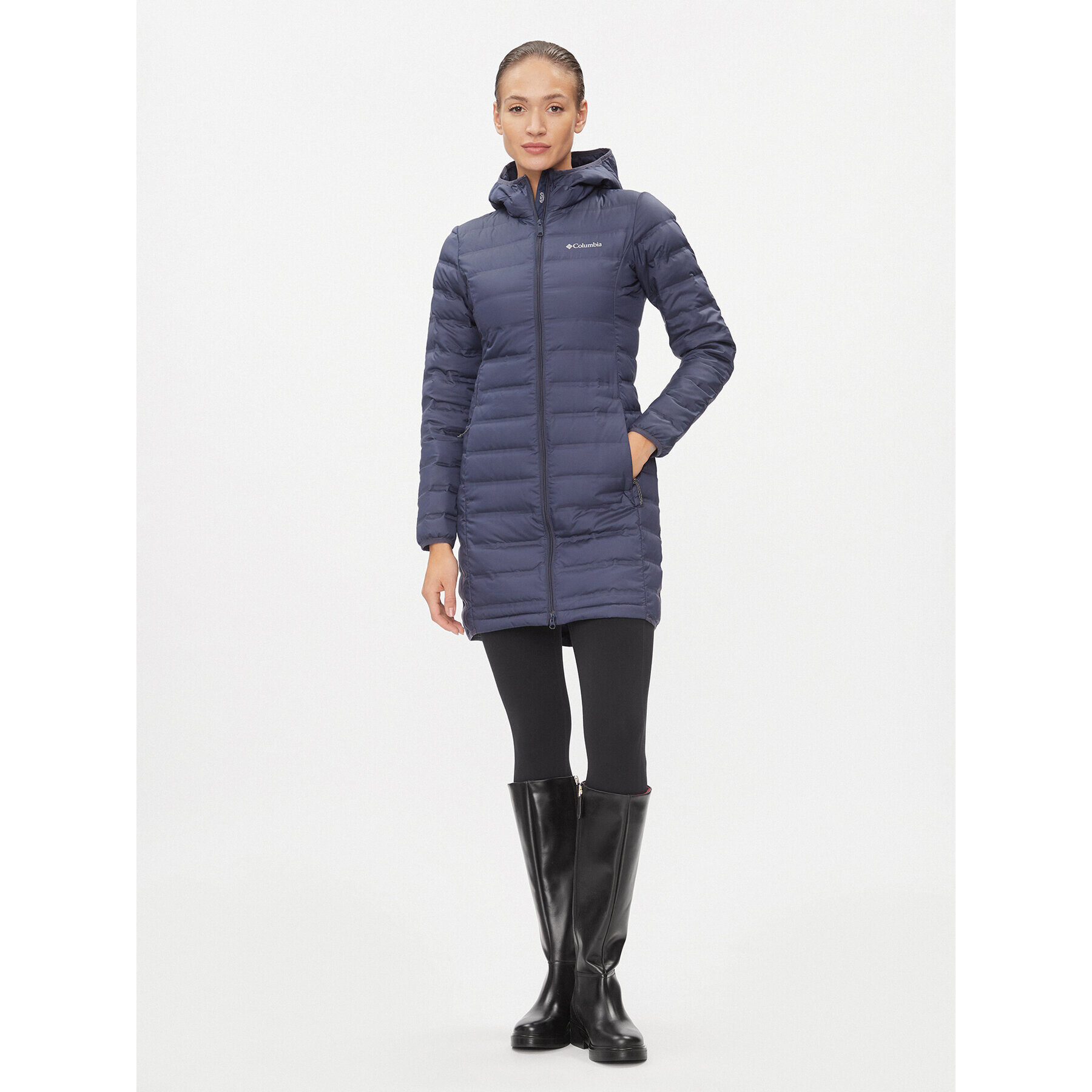 Columbia Пухено яке Down Long Jacket 1859672 Тъмносин Regular Fit - Pepit.bg