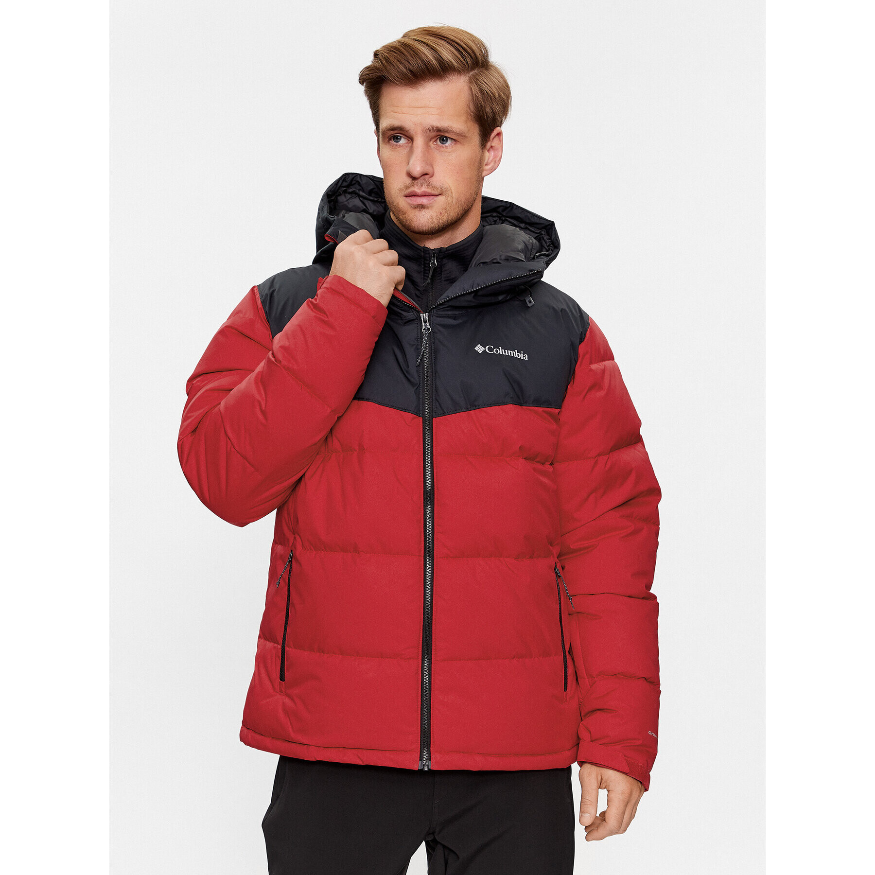 Columbia Пухено яке Iceline Ridge™ Jacket Червен Regular Fit - Pepit.bg