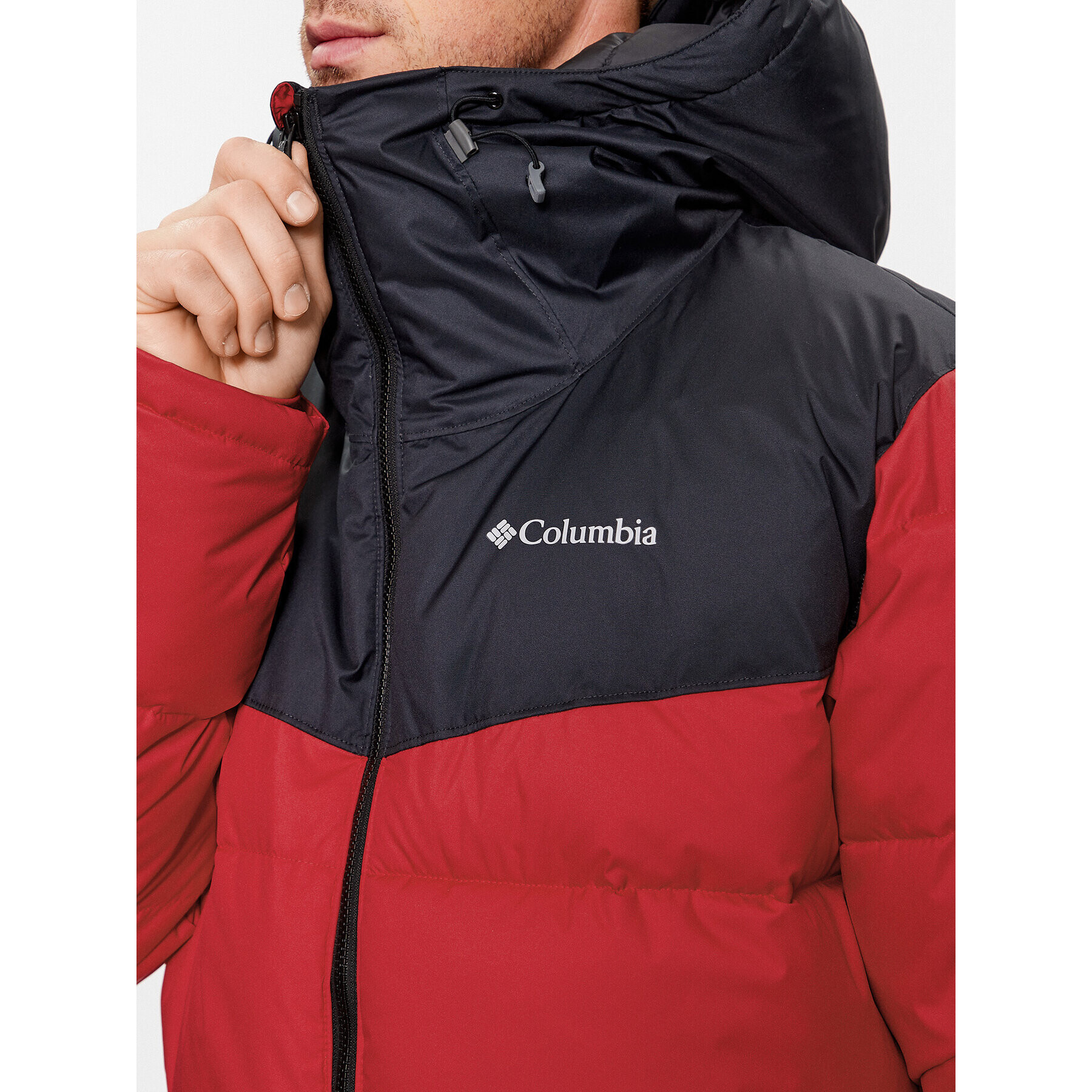 Columbia Пухено яке Iceline Ridge™ Jacket Червен Regular Fit - Pepit.bg