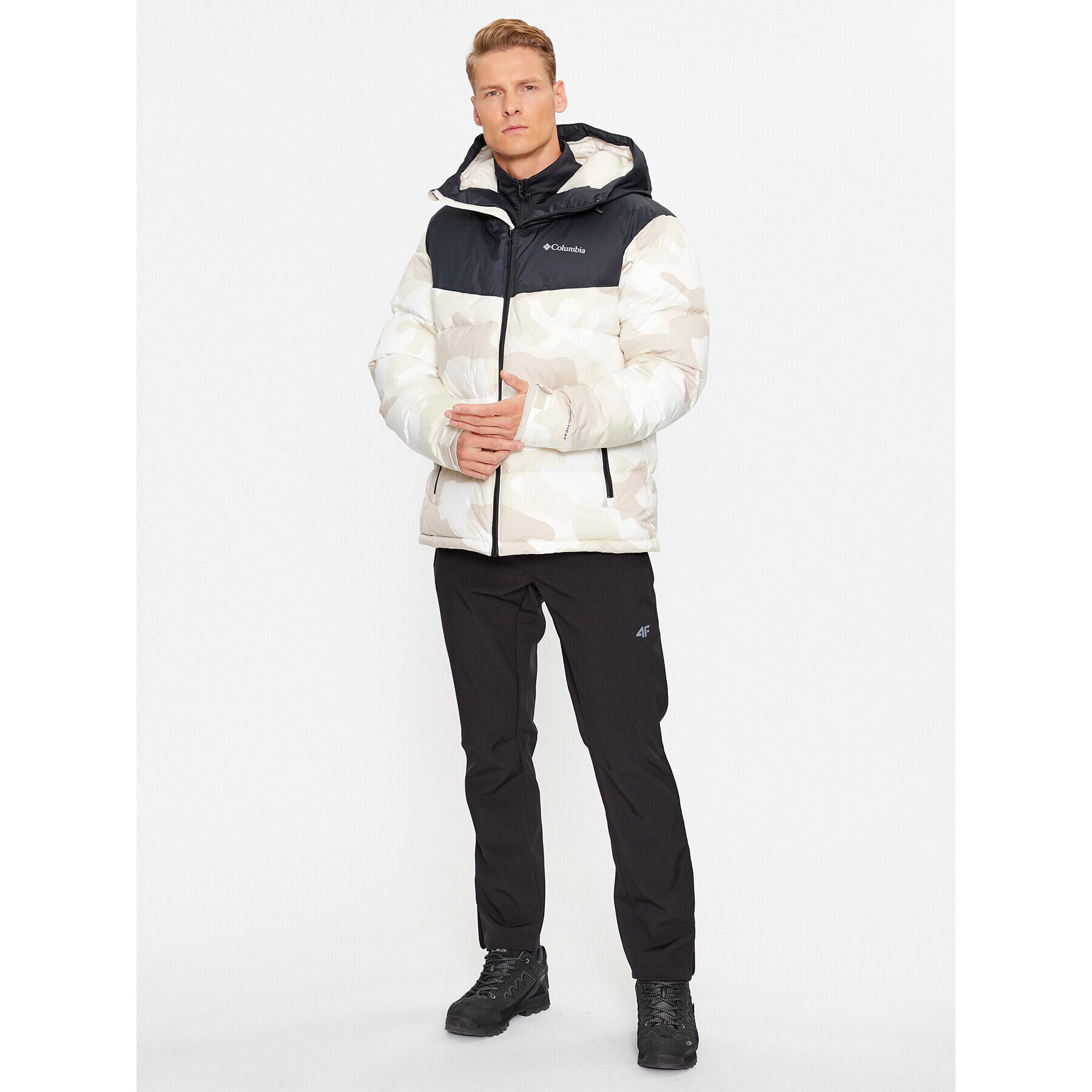 Columbia Пухено яке Iceline Ridge™ Jacket Кафяв Regular Fit - Pepit.bg