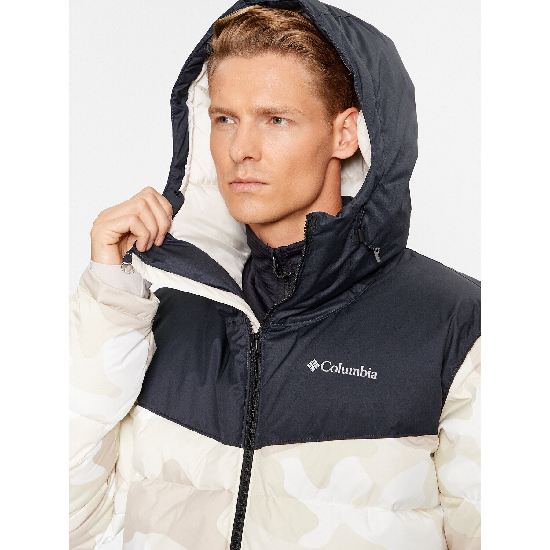 Columbia Пухено яке Iceline Ridge™ Jacket Кафяв Regular Fit - Pepit.bg