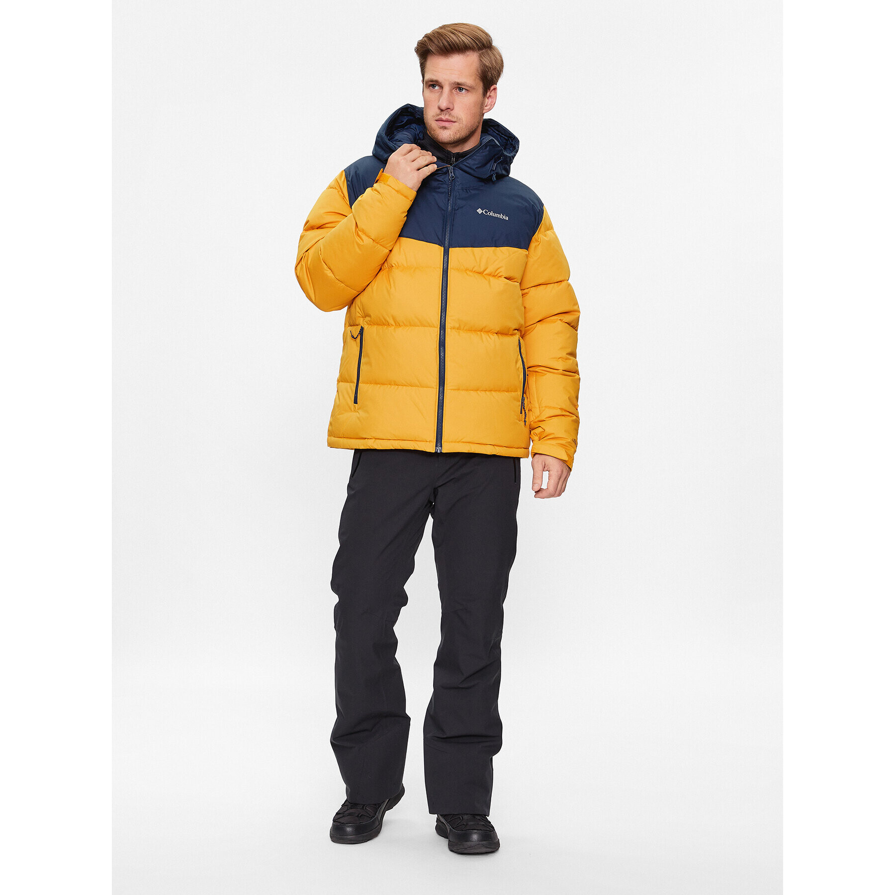 Columbia Пухено яке Iceline Ridge™ Jacket Жълт Regular Fit - Pepit.bg