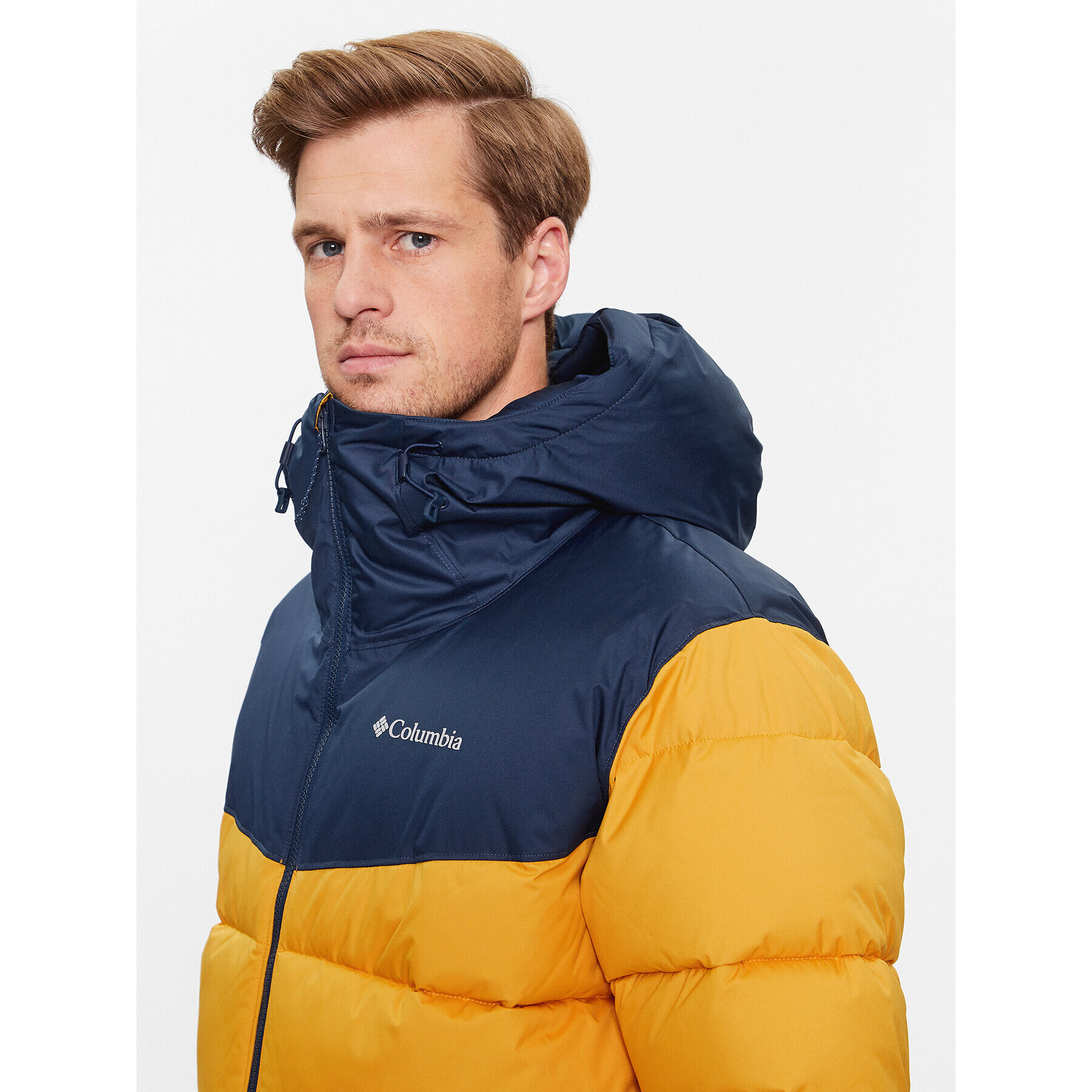 Columbia Пухено яке Iceline Ridge™ Jacket Жълт Regular Fit - Pepit.bg