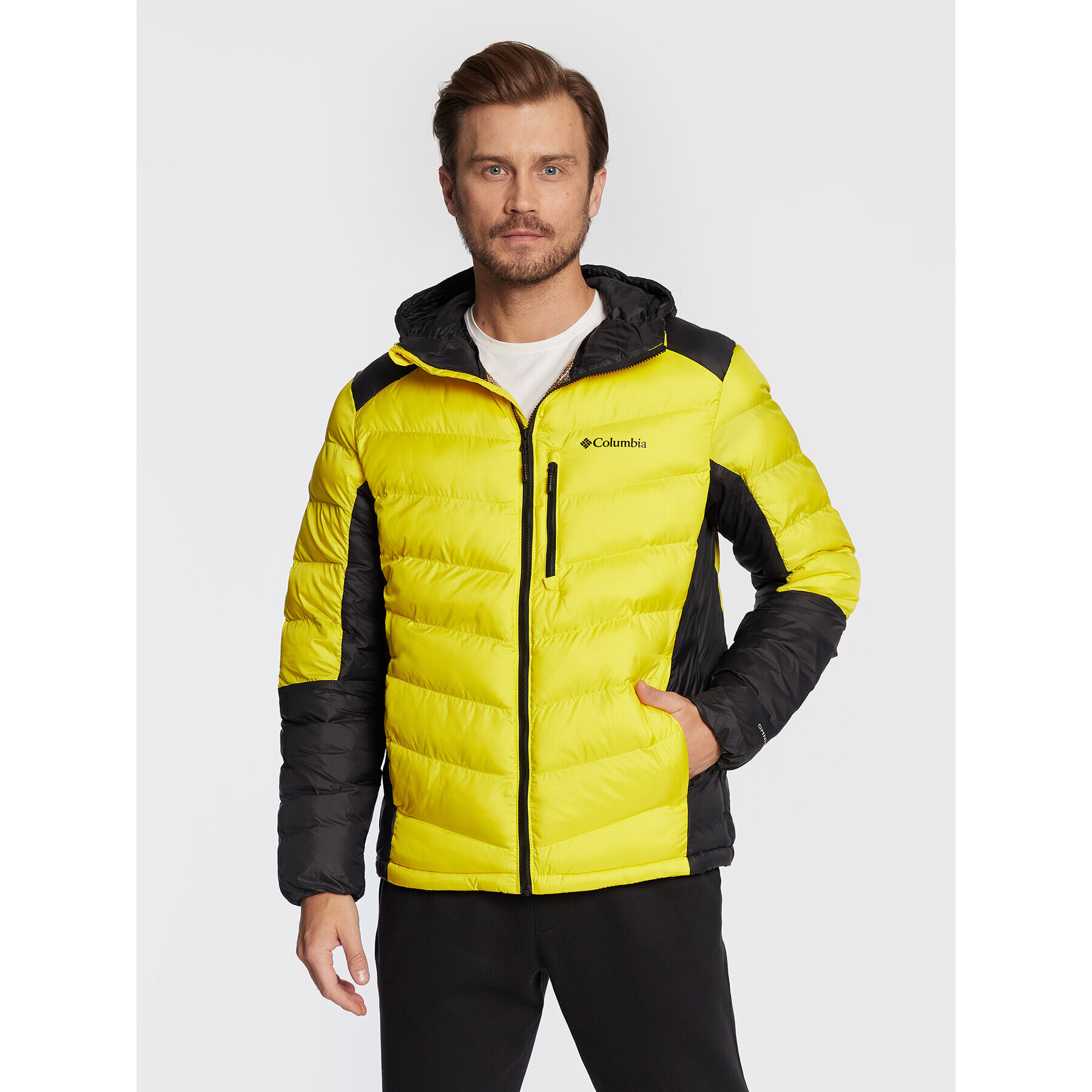 Columbia Пухено яке Labyrinth Loop™ 1957343 Жълт Regular Fit - Pepit.bg