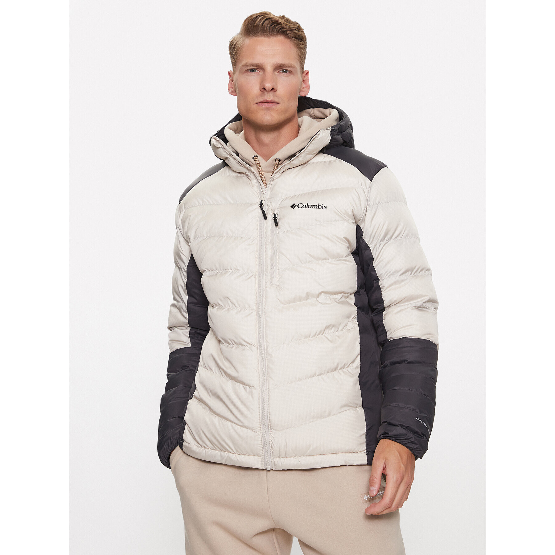 Columbia Пухено яке Labyrinth Loop™ Hooded Jacket Екрю Regular Fit - Pepit.bg