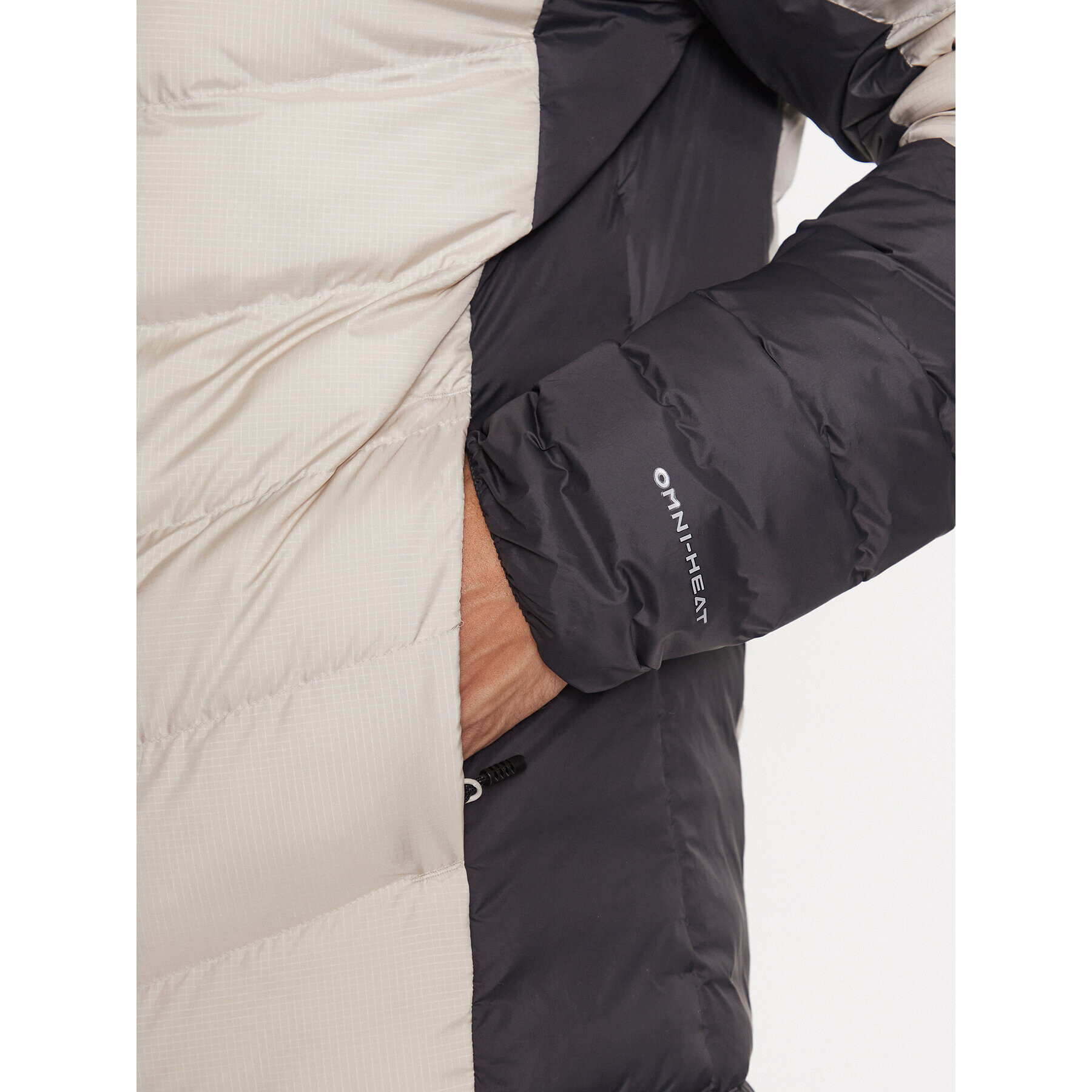 Columbia Пухено яке Labyrinth Loop™ Hooded Jacket Екрю Regular Fit - Pepit.bg