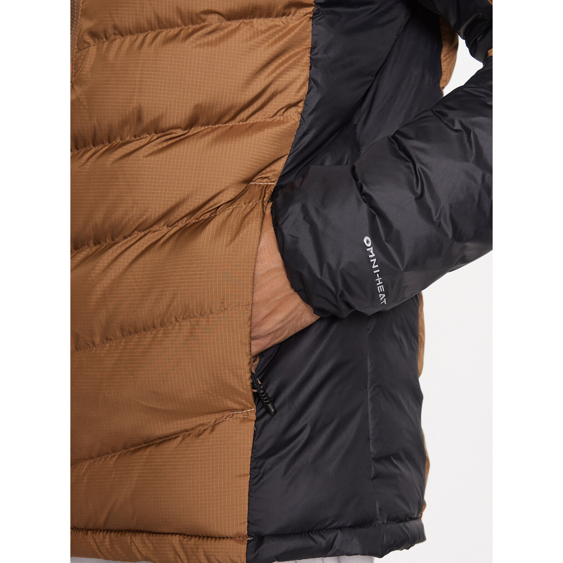 Columbia Пухено яке Labyrinth Loop™ Hooded Jacket Кафяв Regular Fit - Pepit.bg