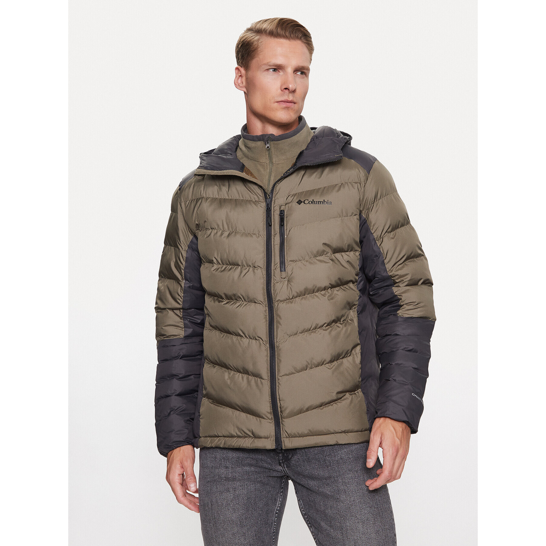 Columbia Пухено яке Labyrinth Loop™ Hooded Jacket Зелен Regular Fit - Pepit.bg