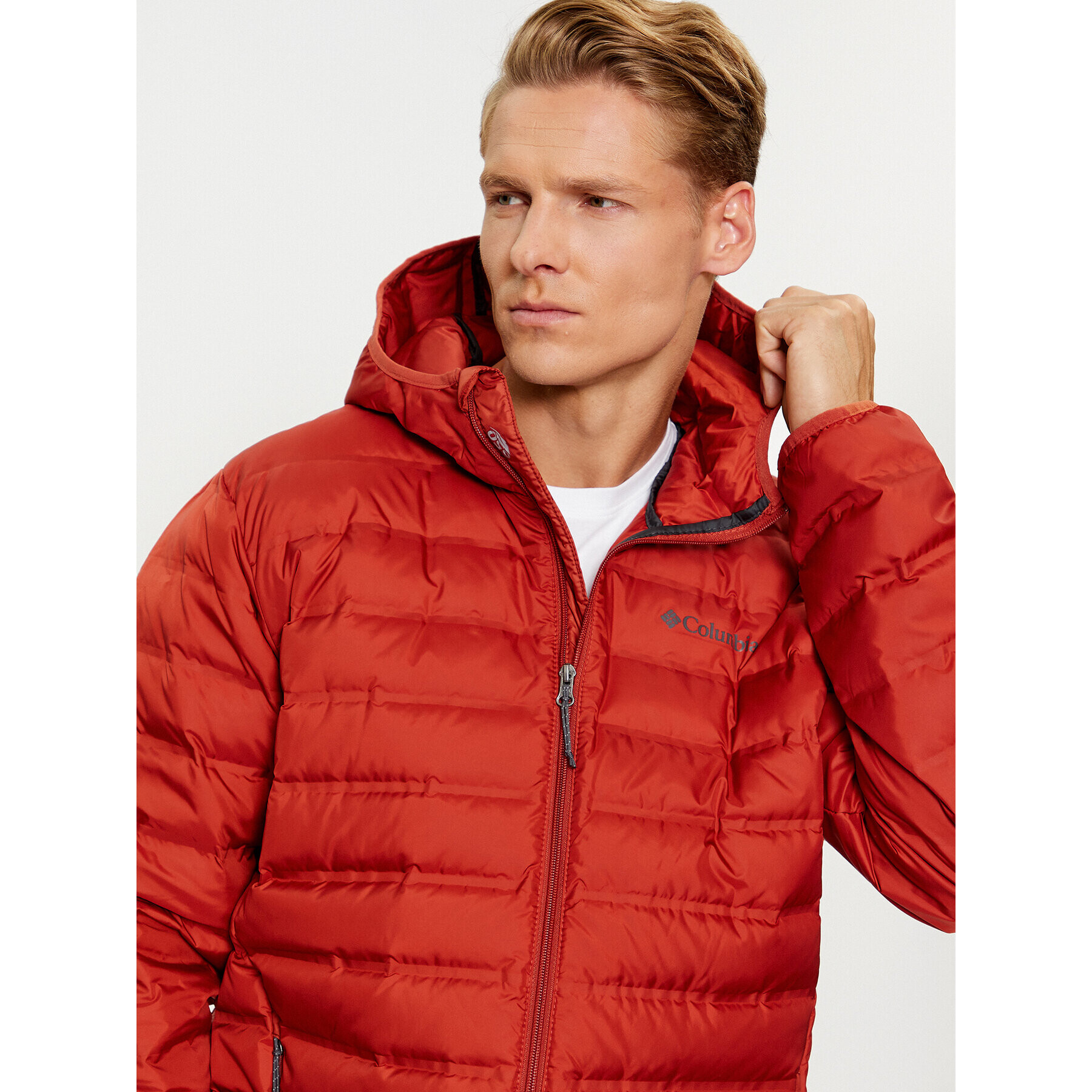 Columbia Пухено яке Lake 22™ Down Hooded Jacket Оранжев Regular Fit - Pepit.bg