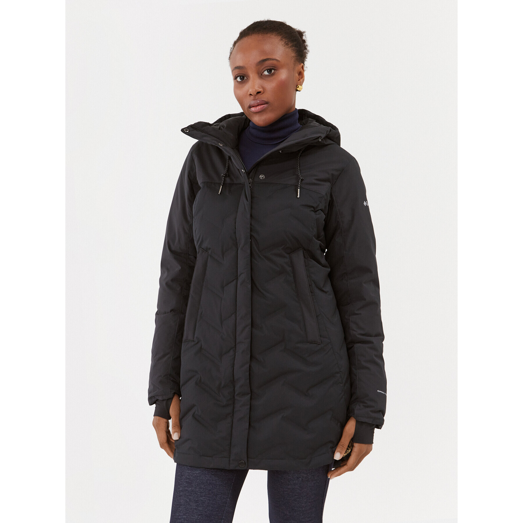 Columbia Пухено яке Mountain Croo™ II Mid Down Jacket Черен Regular Fit - Pepit.bg