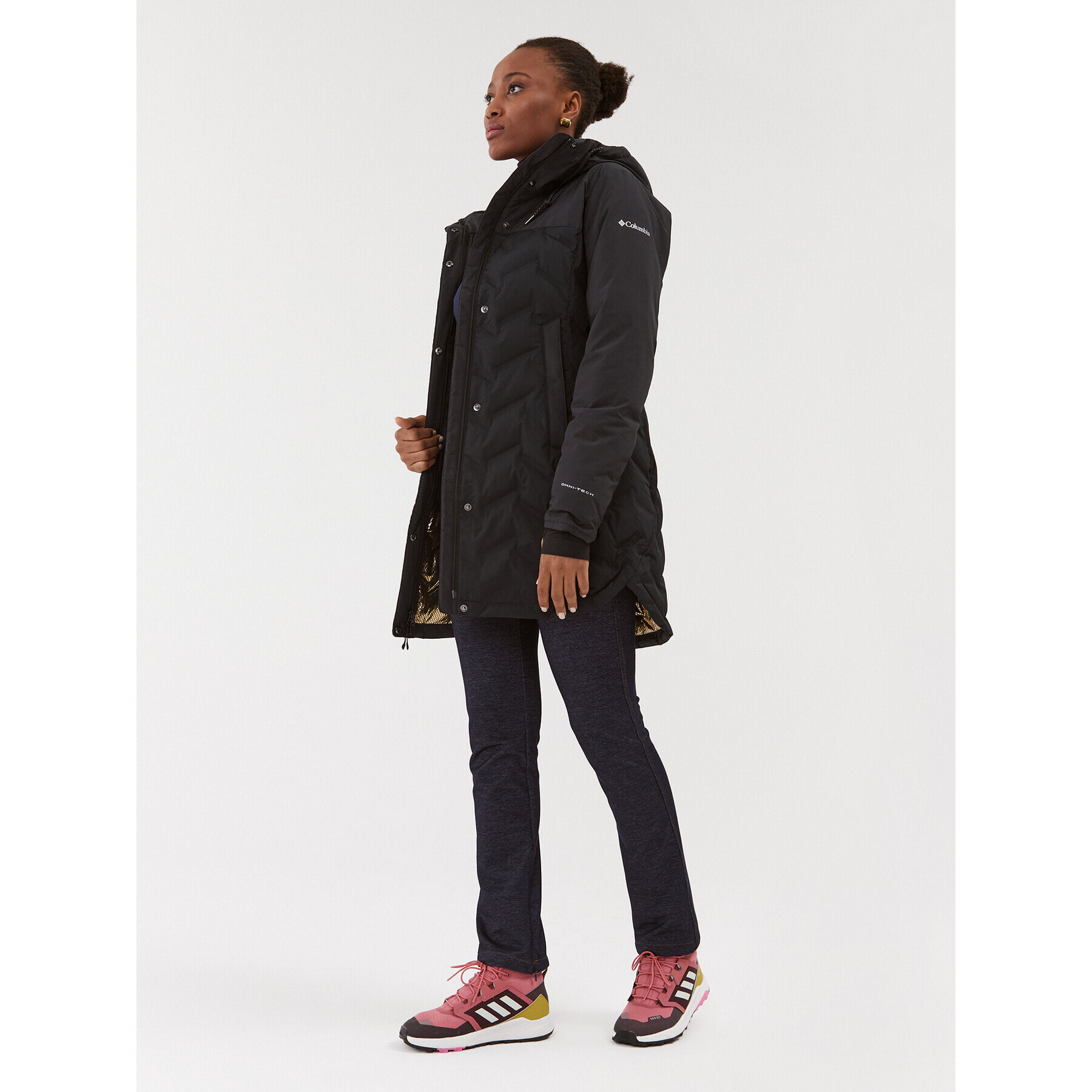 Columbia Пухено яке Mountain Croo™ II Mid Down Jacket Черен Regular Fit - Pepit.bg