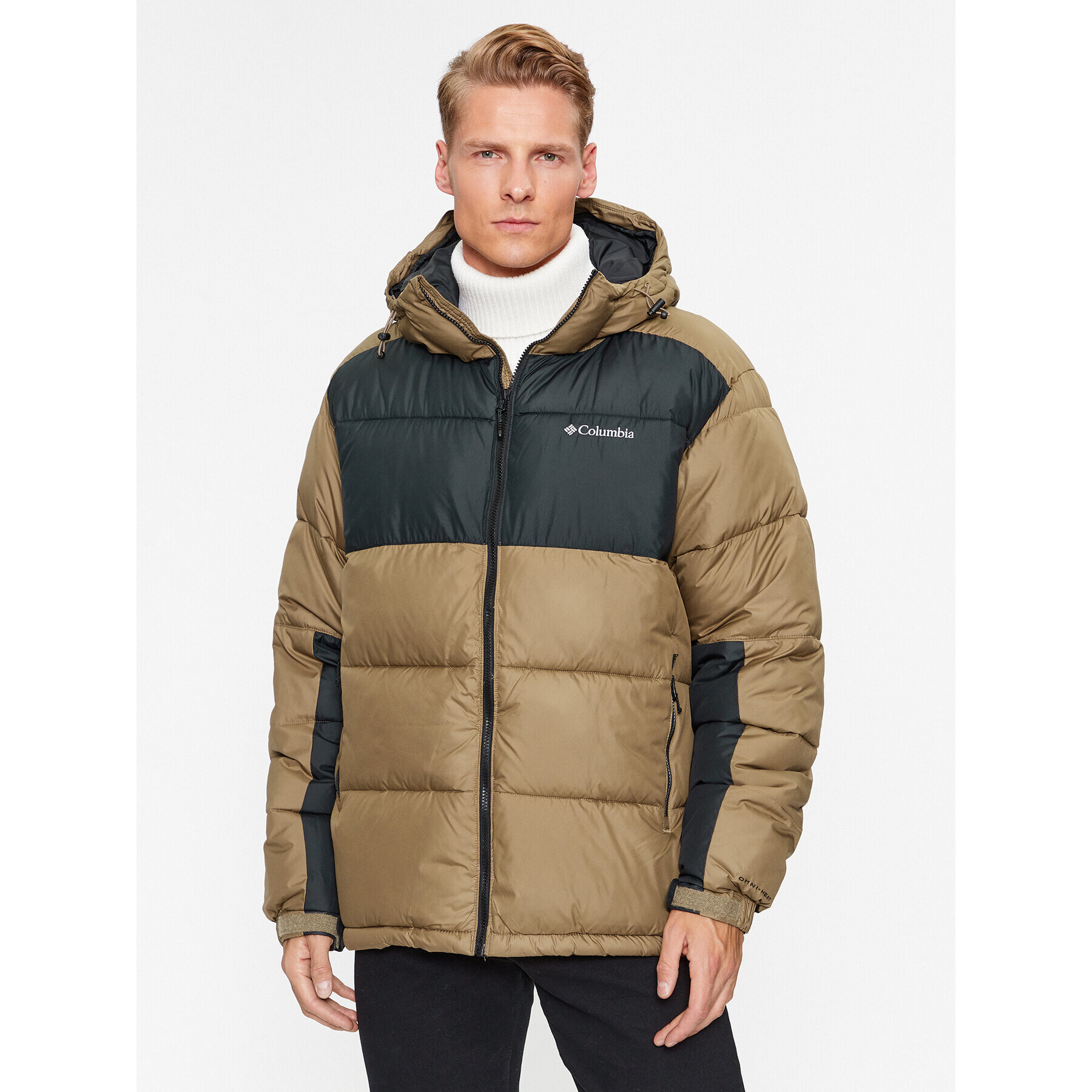 Columbia Пухено яке Pike Lake™ II Hooded Jacket Кафяв Regular Fit - Pepit.bg