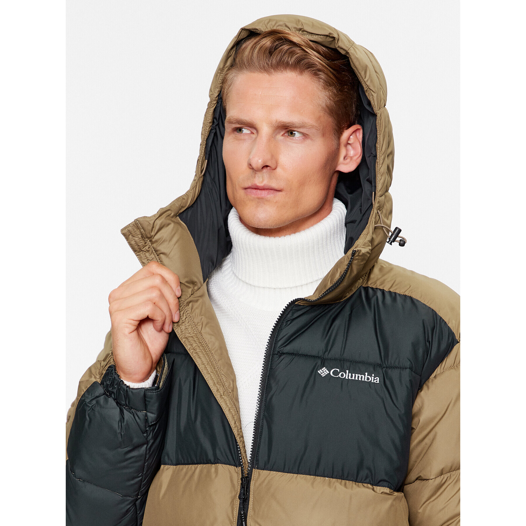 Columbia Пухено яке Pike Lake™ II Hooded Jacket Кафяв Regular Fit - Pepit.bg