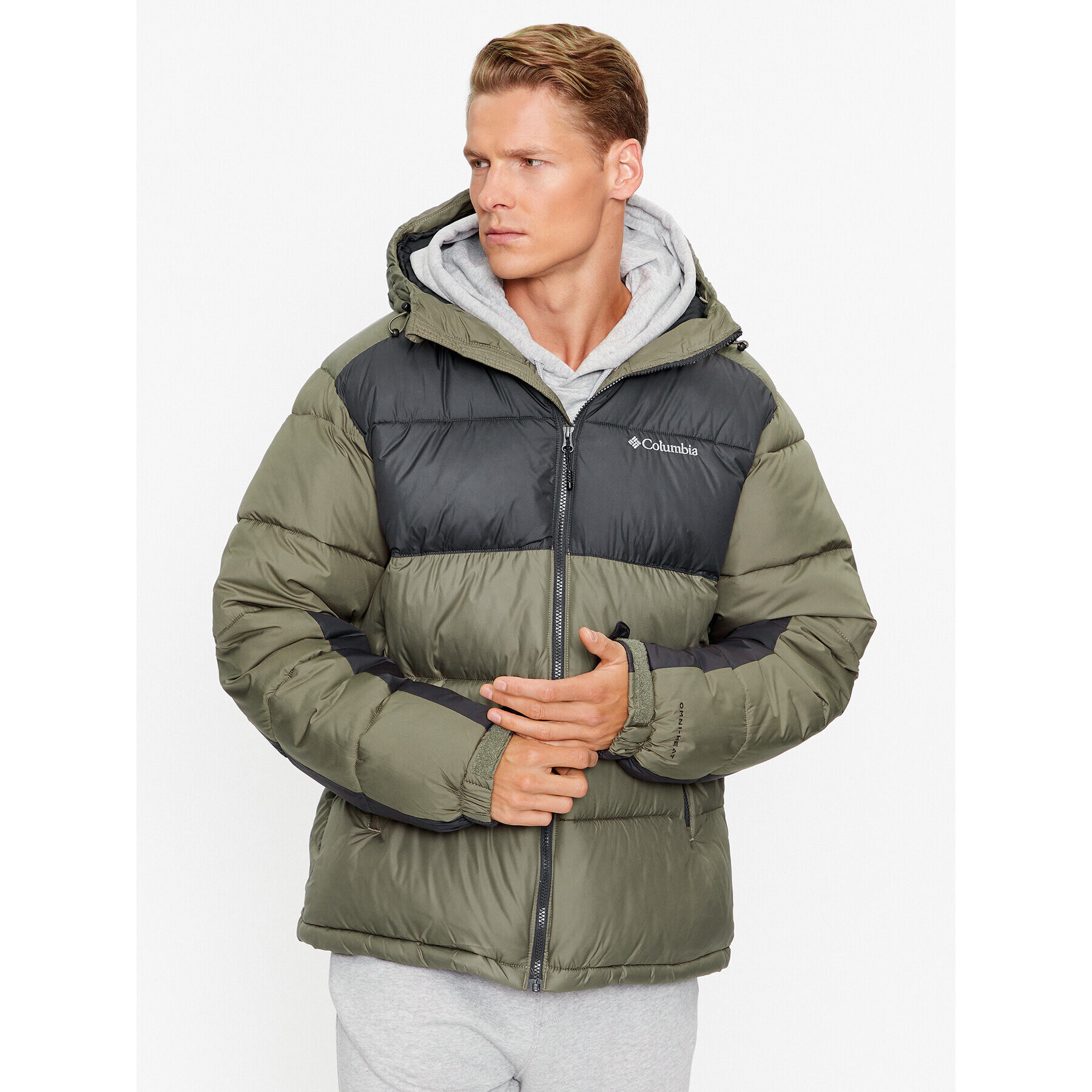 Columbia Пухено яке Pike Lake™ II Hooded Jacket Зелен Regular Fit - Pepit.bg