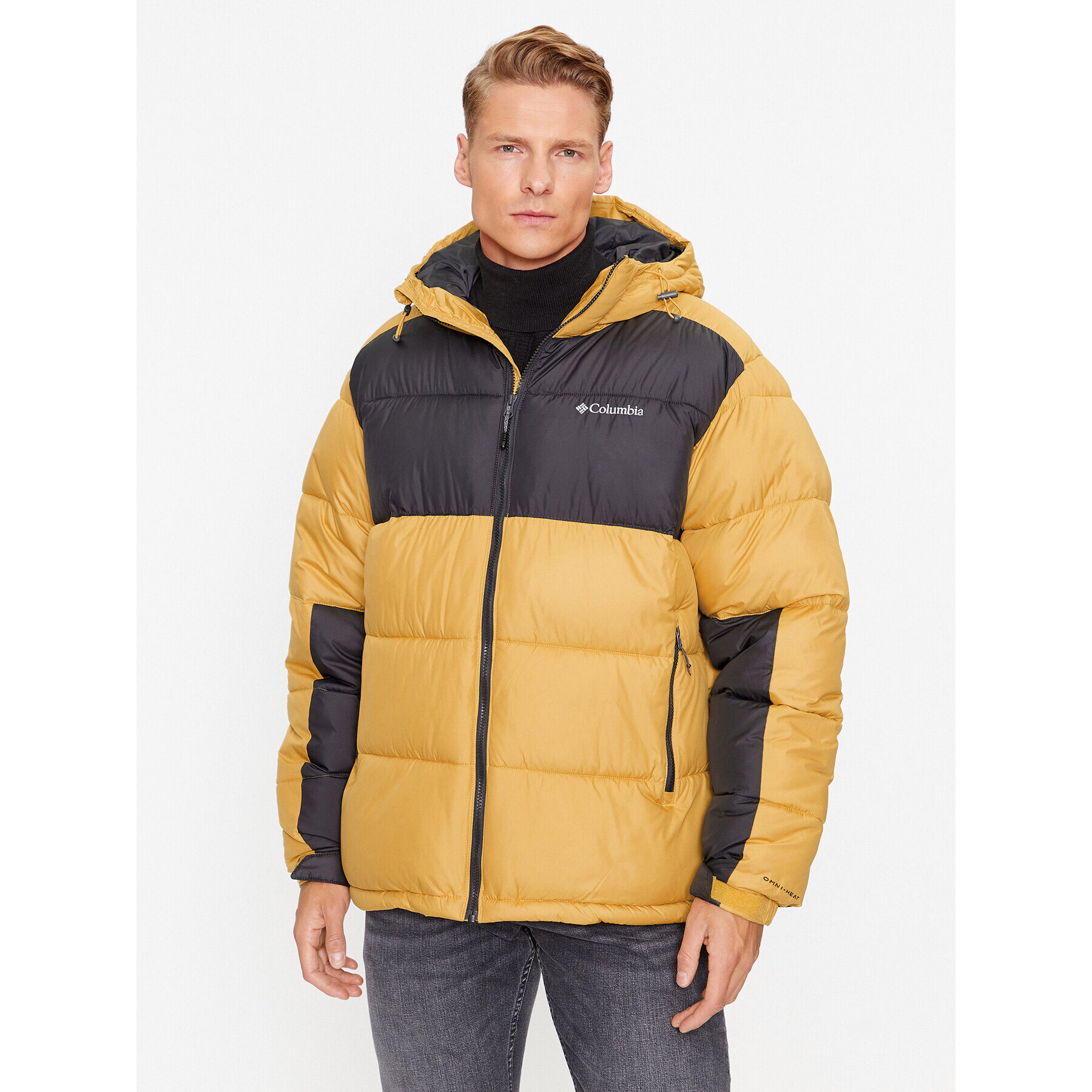 Columbia Пухено яке Pike Lake™ II Hooded Jacket Жълт Regular Fit - Pepit.bg