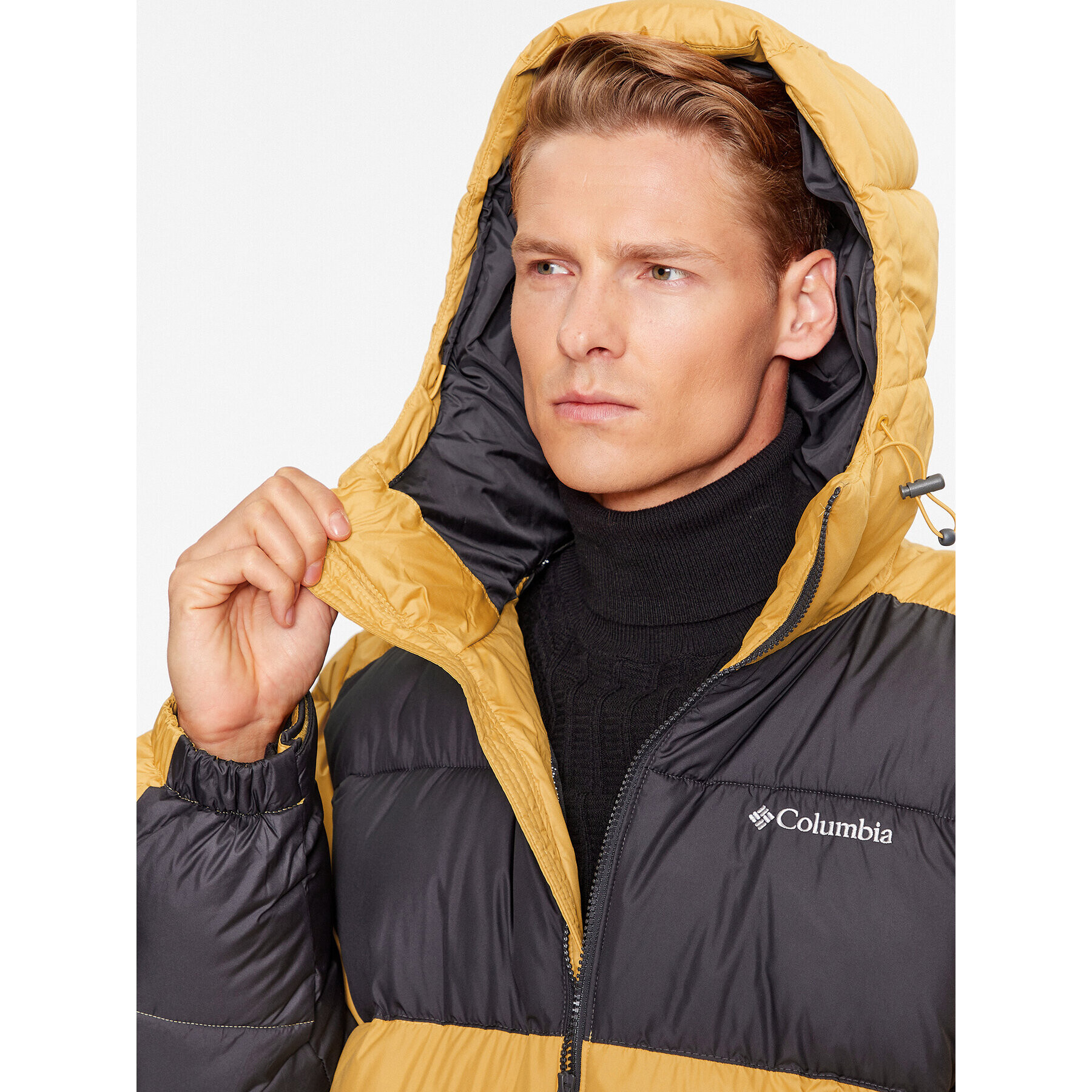 Columbia Пухено яке Pike Lake™ II Hooded Jacket Жълт Regular Fit - Pepit.bg