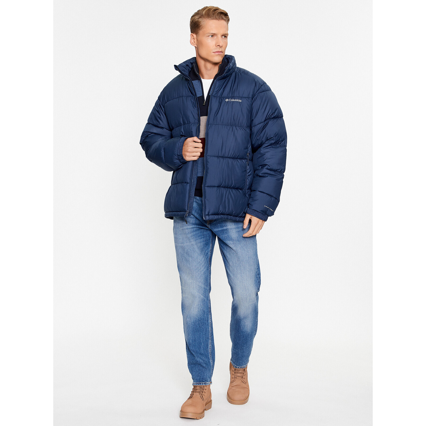 Columbia Пухено яке Pike Lake™ II Jacket Син Regular Fit - Pepit.bg