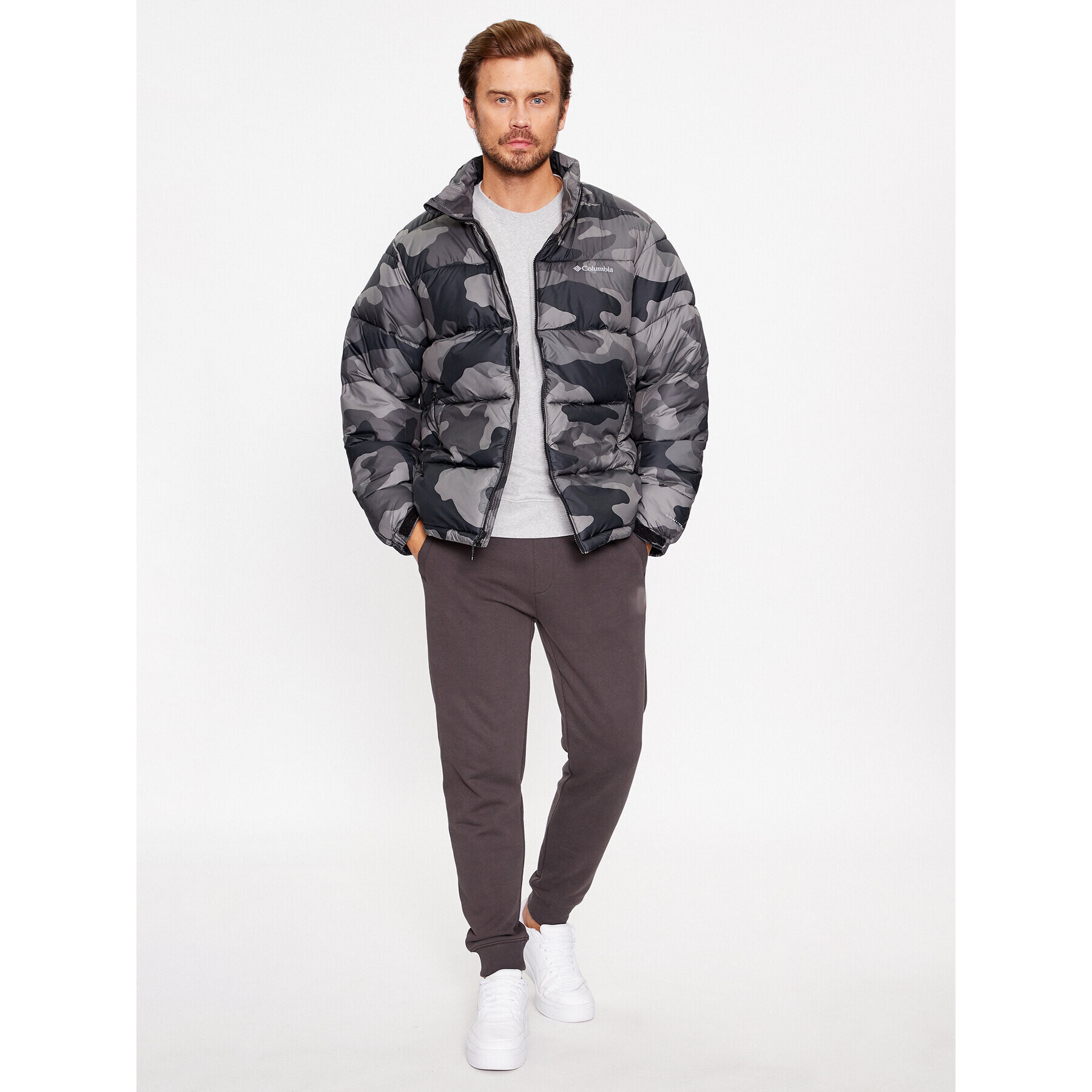 Columbia Пухено яке Pike Lake™ II Jacket Сив Regular Fit - Pepit.bg