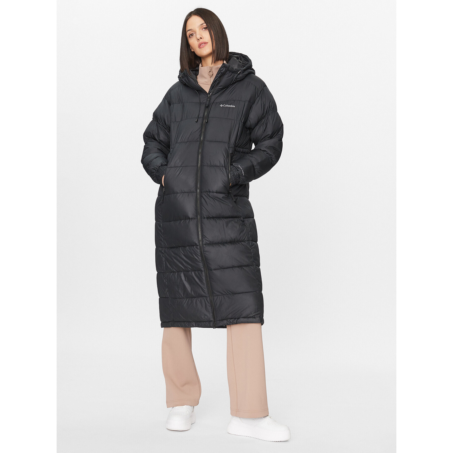 Columbia Пухено яке Pike Lake™ II Long Jacket Черен Regular Fit - Pepit.bg