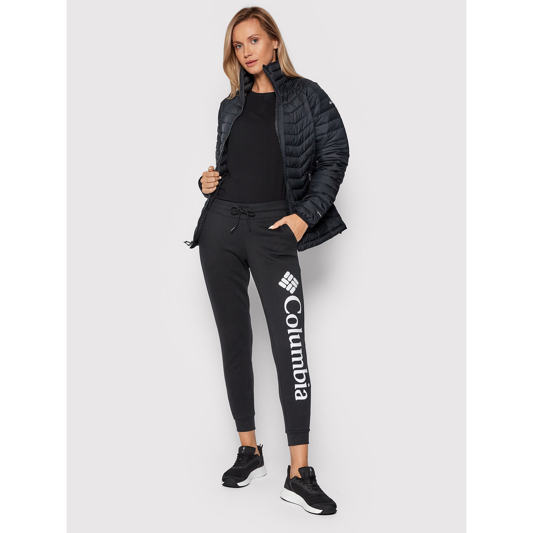 Columbia Пухено яке Powder Lite 1699061 Черен Regular Fit - Pepit.bg