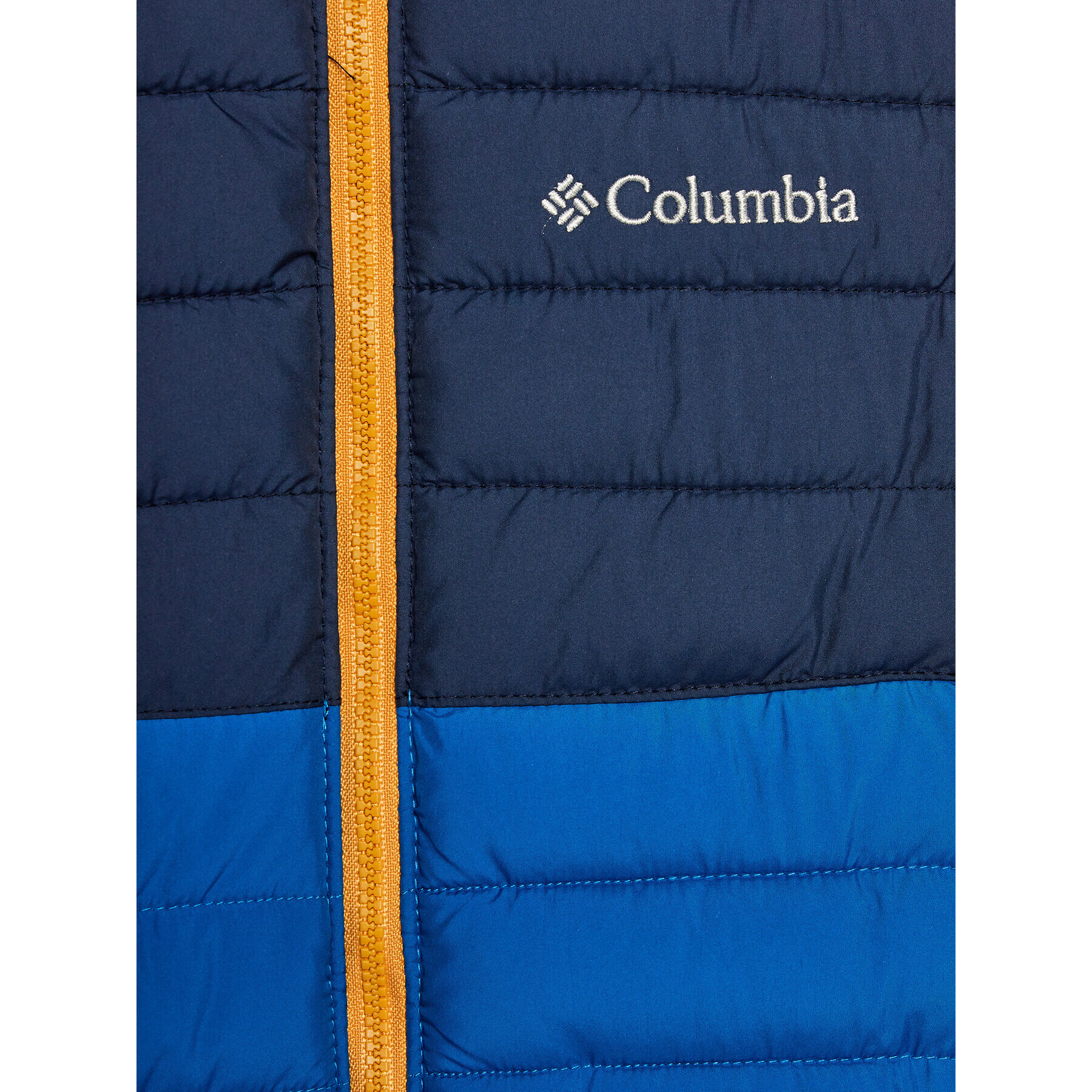 Columbia Пухено яке Powder Lite™ Boys Hooded Jacket Син Regular Fit - Pepit.bg